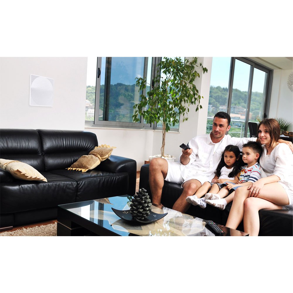 Pyle 10    Ceiling Wall Mount Speakers - Pair Of 2-Way Full Range Sound Stereo Speaker Audio System Flush Design W/ Electronic C