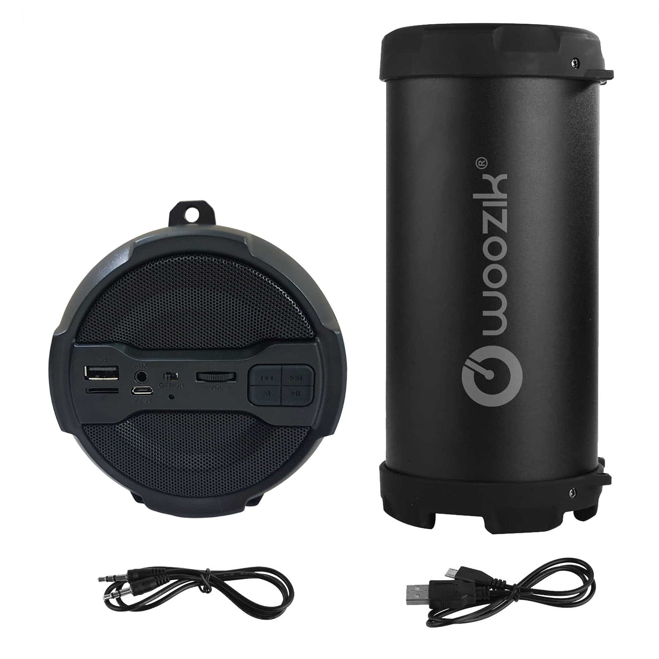 Woozik Rockit Go / S213 Bluetooth Speaker, Wireless Boombox Indoor/Outdoor With Fm Radio,Micro Sd Card, Usb, Aux 3.5Mm Support,