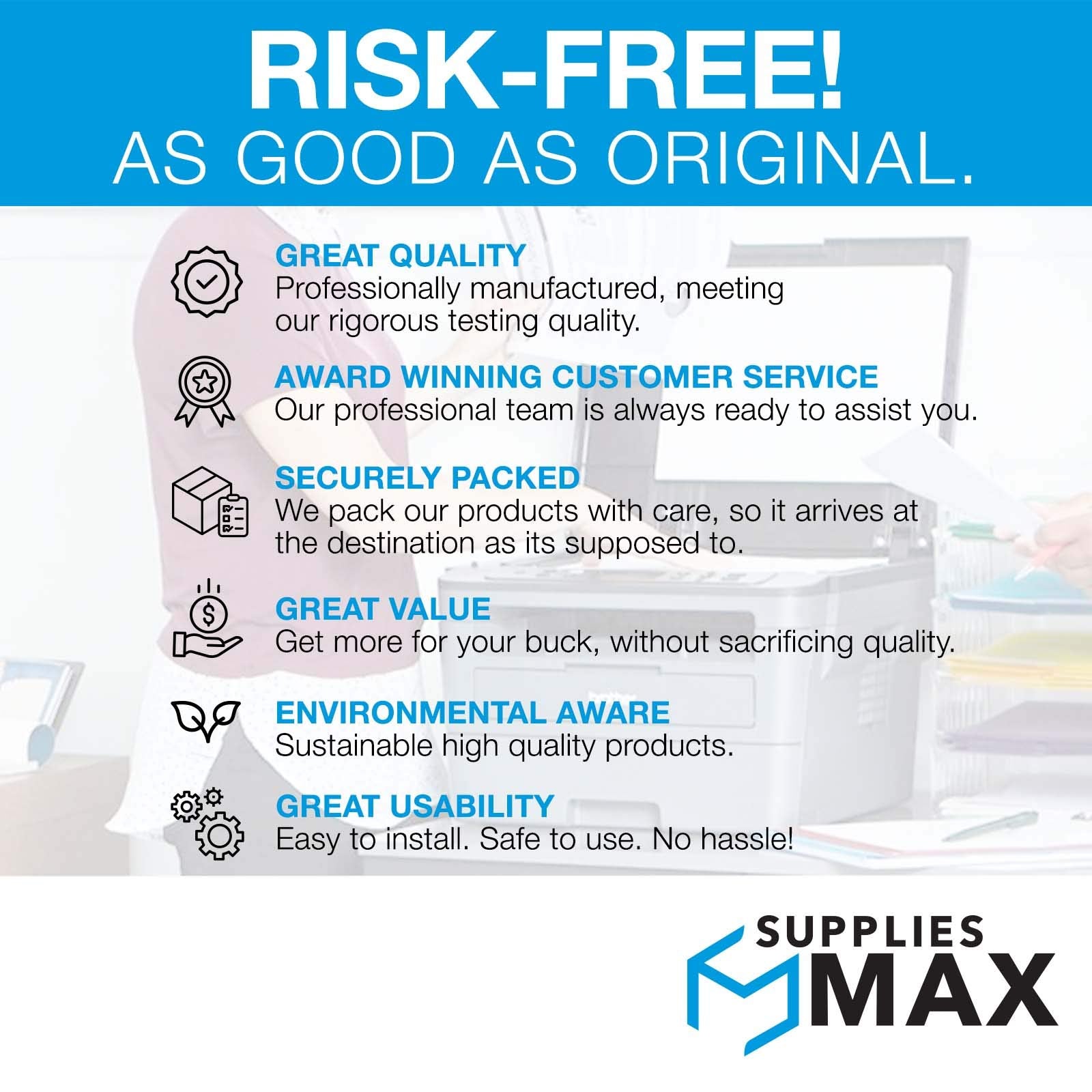 Suppliesmax Compatible Replacement For Fx 2190/Fx 2190N/Lq 2090 Series Black Printer Ribbons (6/Pk) (S015327)