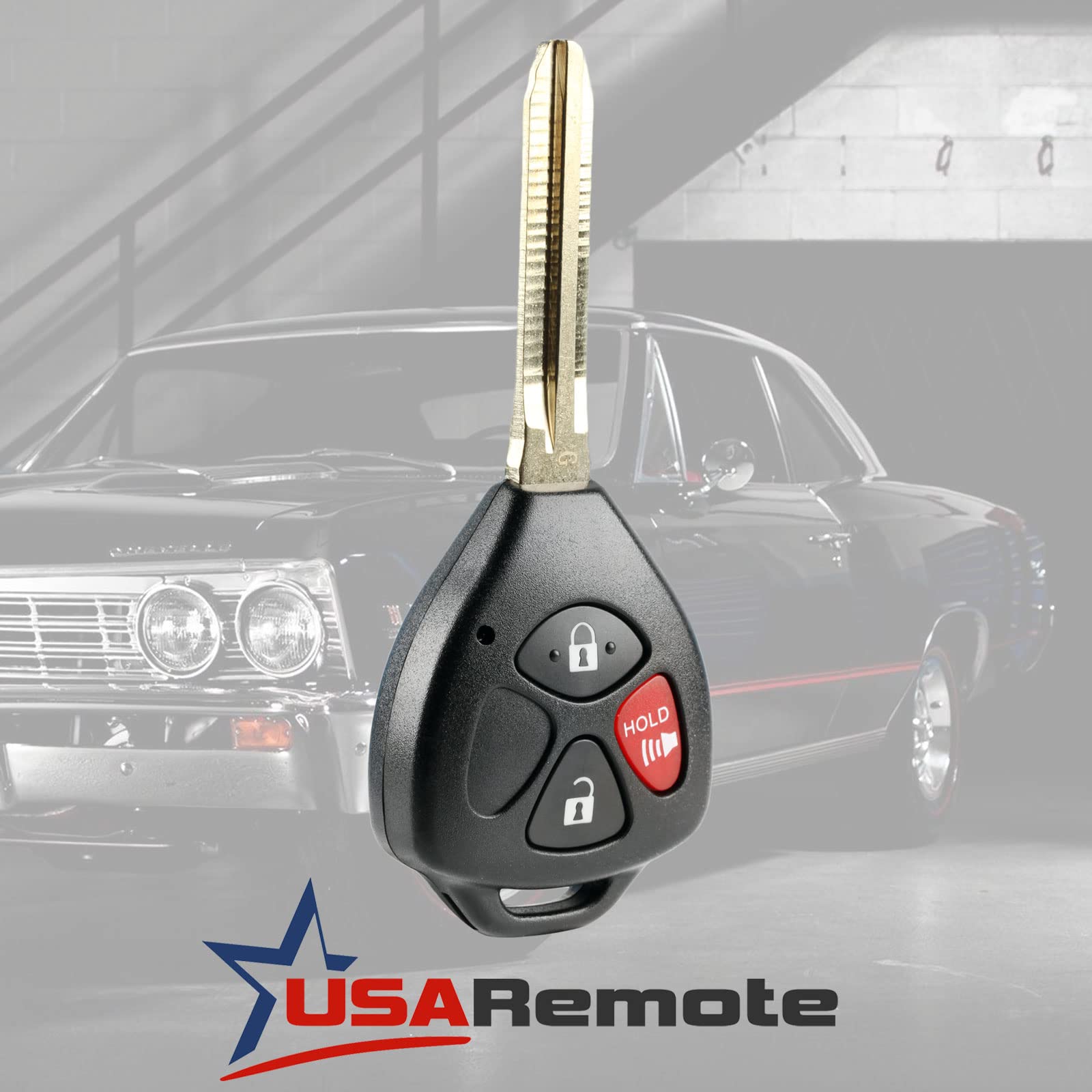 Key Fob Keyless Entry Remote Fits Toyota 4Runner, Rav4, Yaris (Hyq12Bby G)