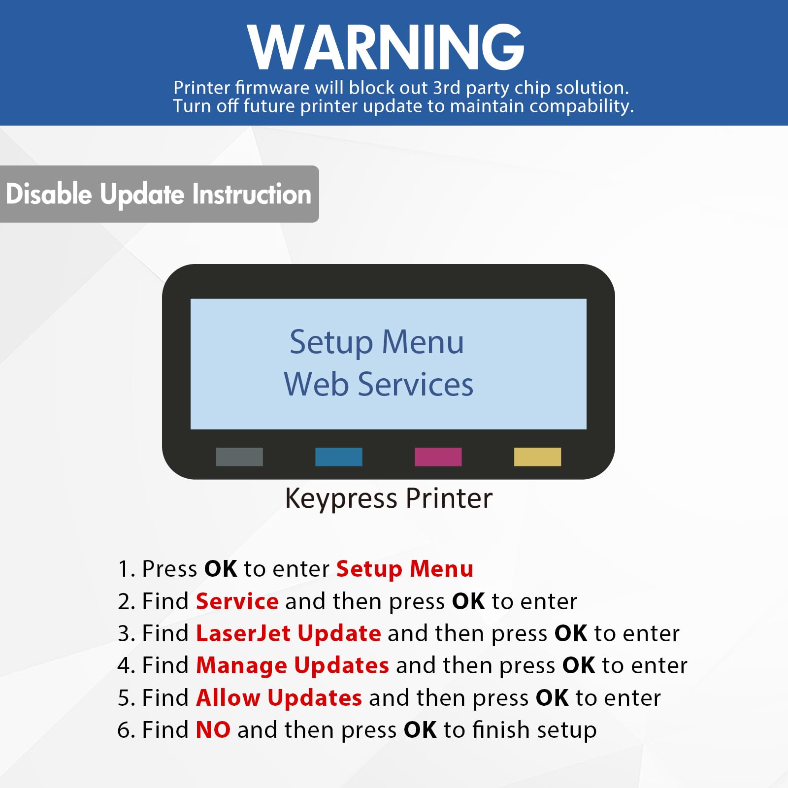 215A Toner Cartridges 4 Pack (With Chip) Compatible Replacement For Hp 215A W2310A W2311A W2312A W2313A For Hp Color Laserjet Pr