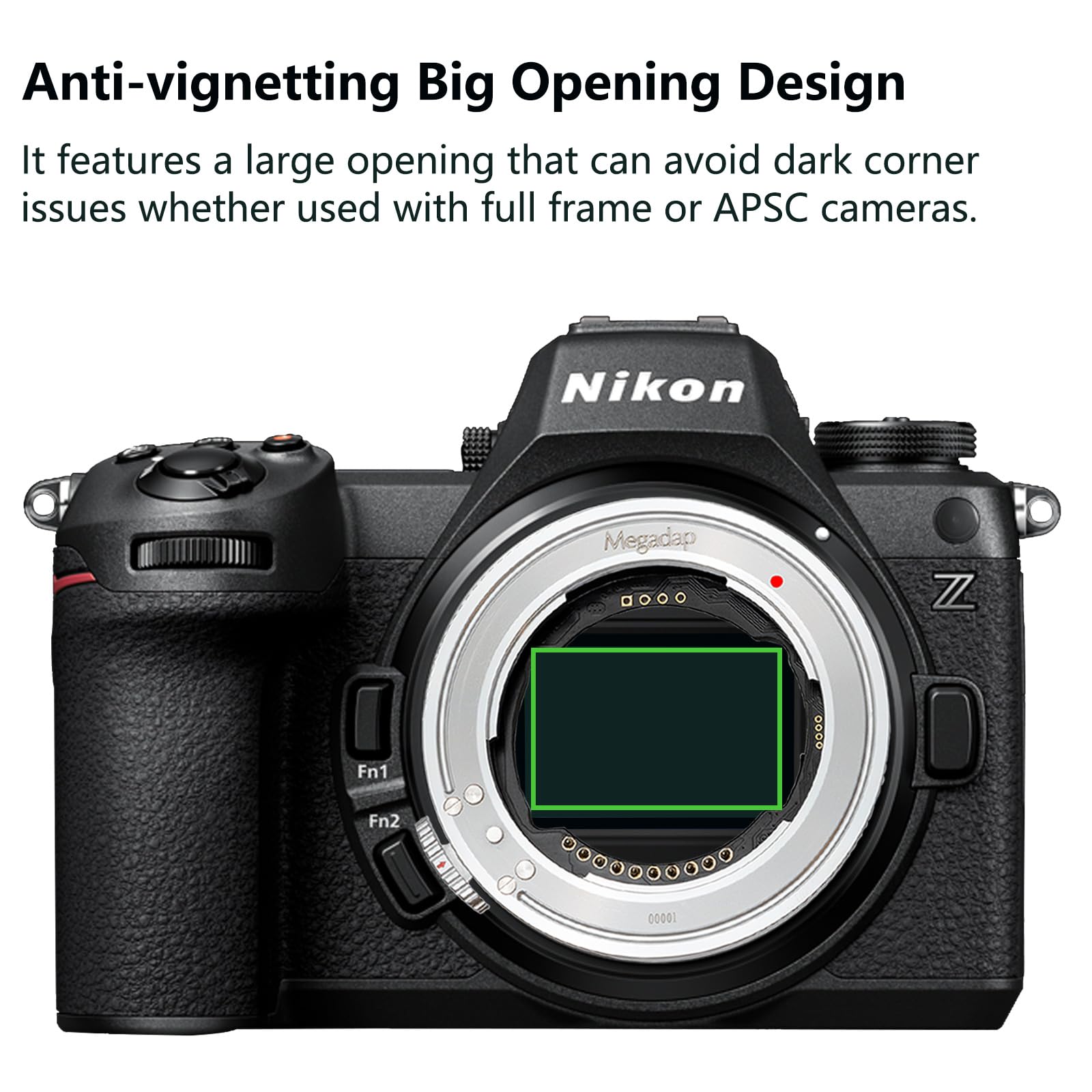 Megadap Etz21 Pro Autofocus Lens Adapter Built In Electronic Aperture Compatible With Nikon Z Camera Zf Z9 Z8 Z7 Z6 Z6Iii Z7Ii Z