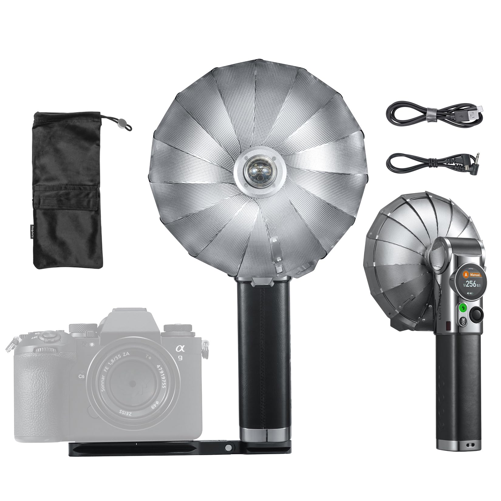 Godox Lux Master Retro TTL HSS Camera Flash,Touch Screen,Wireless Sync, Built in battery,2.4G Wireless X System Compatible with 