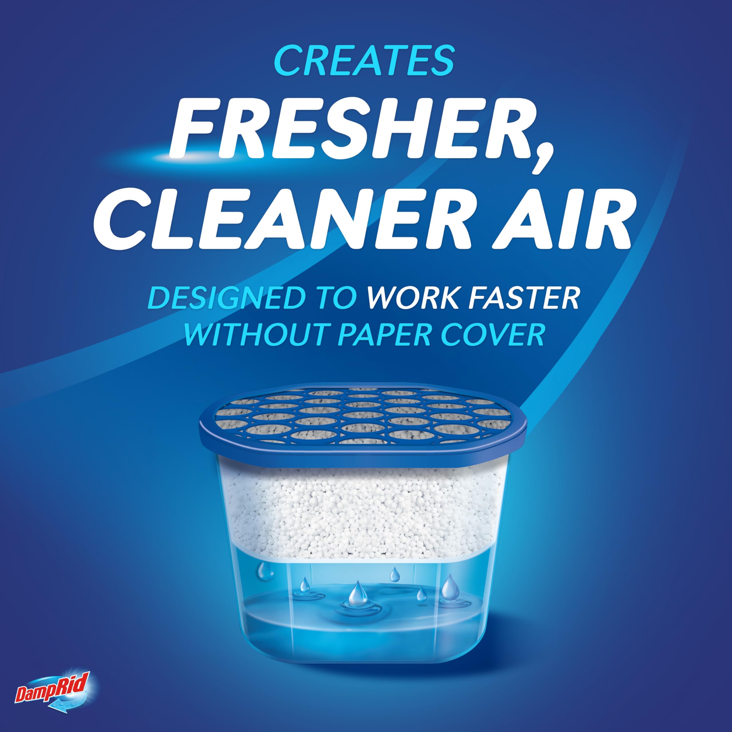 Damprid Fragrance Free Disposable Moisture Absorber With Activated Charcoal, 18 Oz (Pack Of 3) Moisture Absorber & Odor Remover,