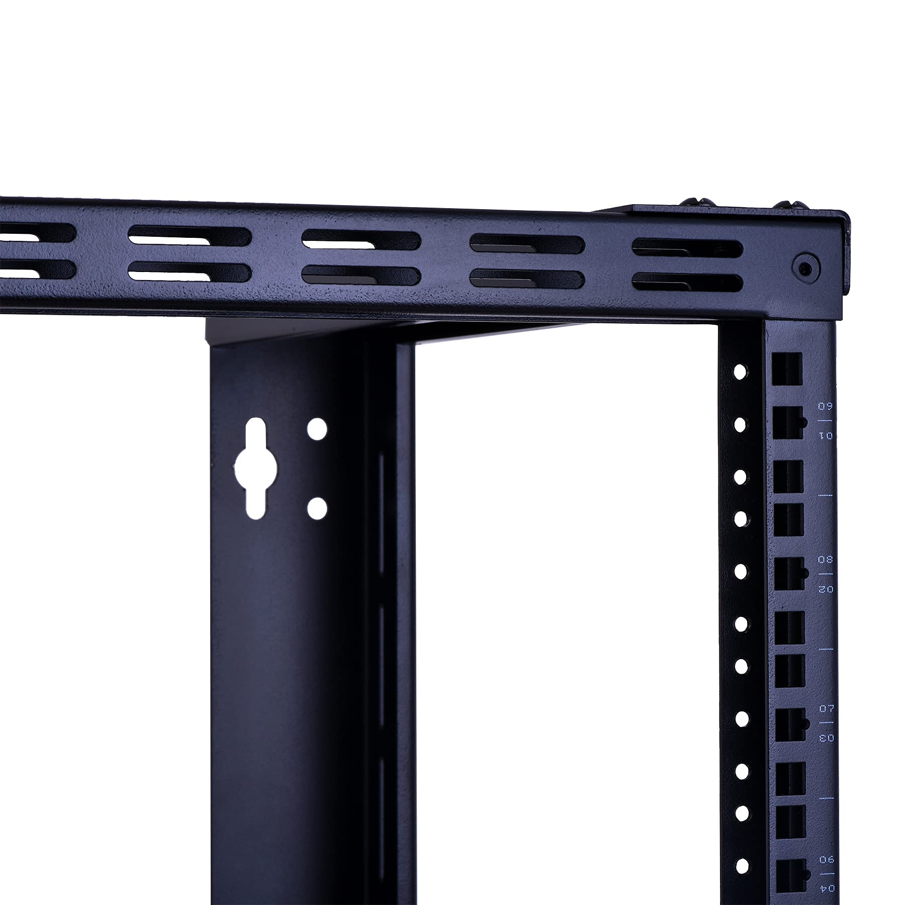 Rackpath 9U Wall Mount Rack Open Frame 19In Server Equipment Rack Heavy Duty   17In Depth