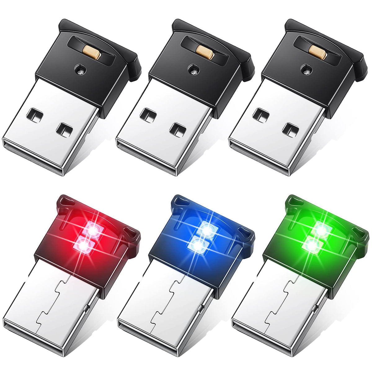 Mini Usb Led Light, Rgb Car Led Interior Lighting Direct Current 5V Smart Usb Led Atmosphere Light, Laptop Keyboard Light Home O