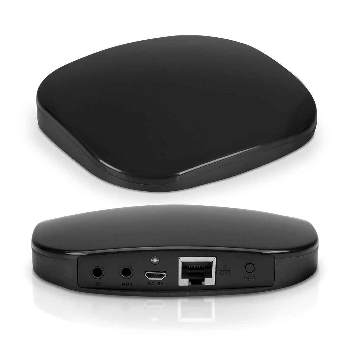 Pyle Wireless Audio Receiver - Connect To Any Audio Player To Stream Music Wifi Over Apple Airplay Or Android Small