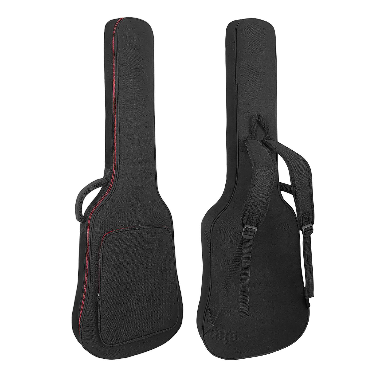 Muznote Electric Guitar Case, Electric Guitar Bag Padded Electric Guitar Gig Bag 0.38 Inch Padding Soft Guitar Case With Neck St