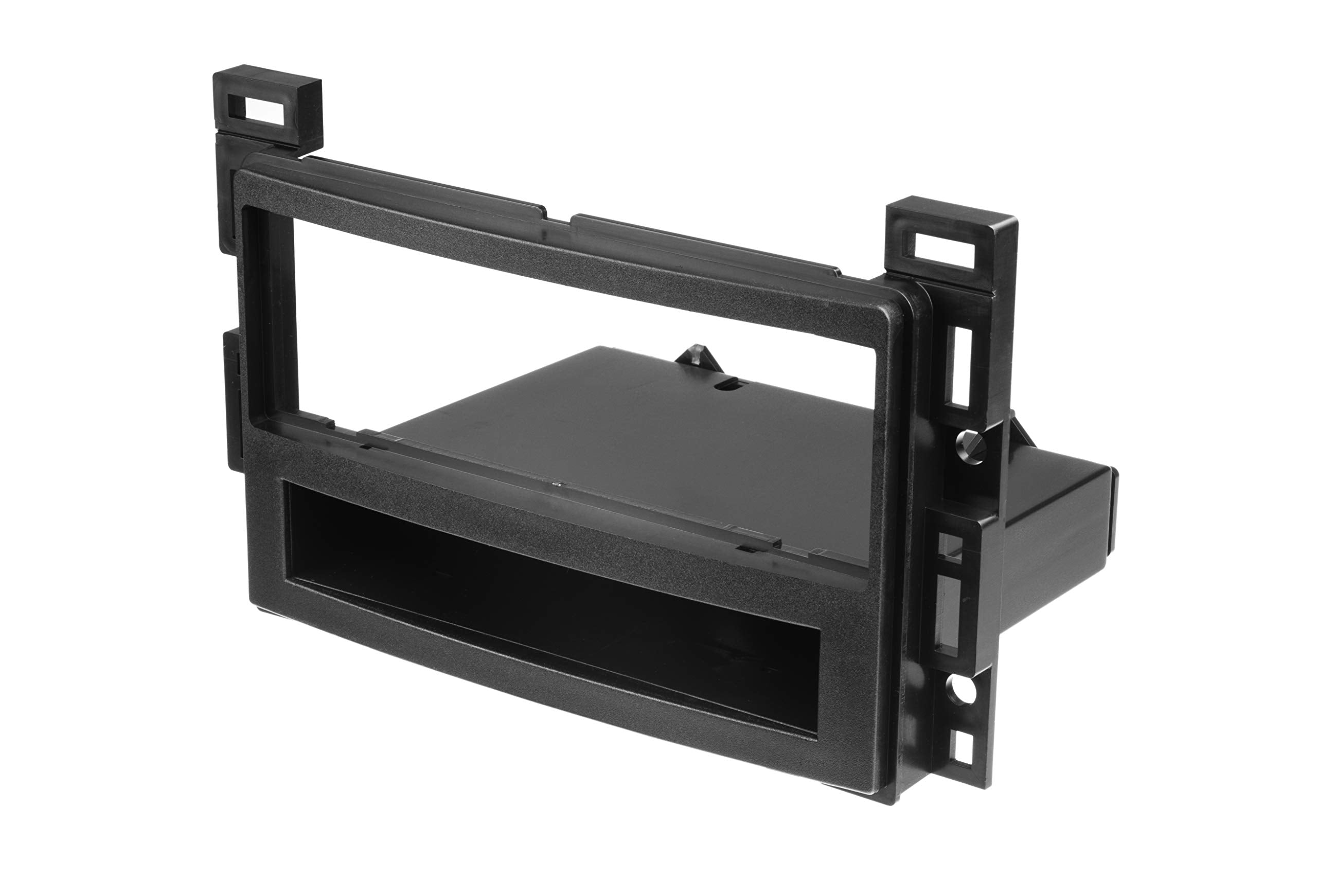 SCOSCHE GM1587B In Dash Car Stereo Single DIN Installation Kit Compatible with 2004 Up Select Chevrolet and More GM Vehicles