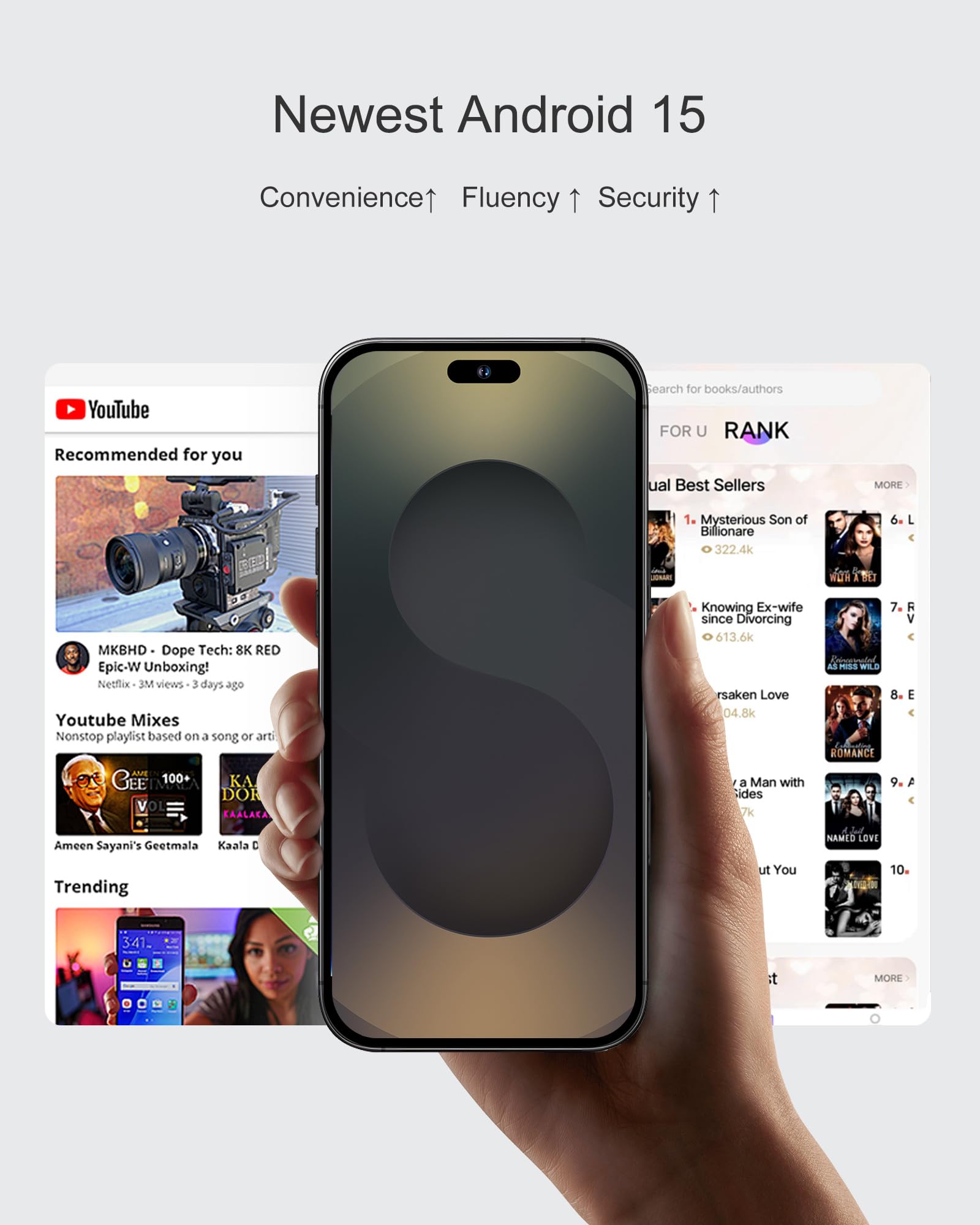 Accof I17 Pro Max Cell Phones Unlocked,Android 15 Phone 12Gb+256Gb/1Tb Expandable,6.8 Inch Screen 7800Mah Battery 108Mp Camera D