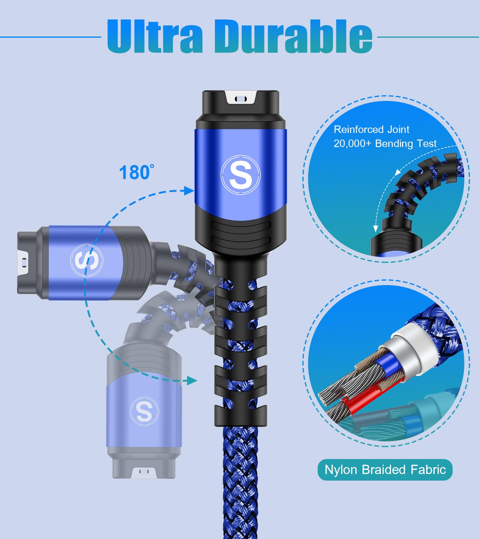 Sweguard Garmin Watch Charging Cable 4Ft Compatible With Garmin Fenix 5 5S 5X 6 6S 6X Plus Pro 7 7S 7X, Forerunner 945 45 45S 24