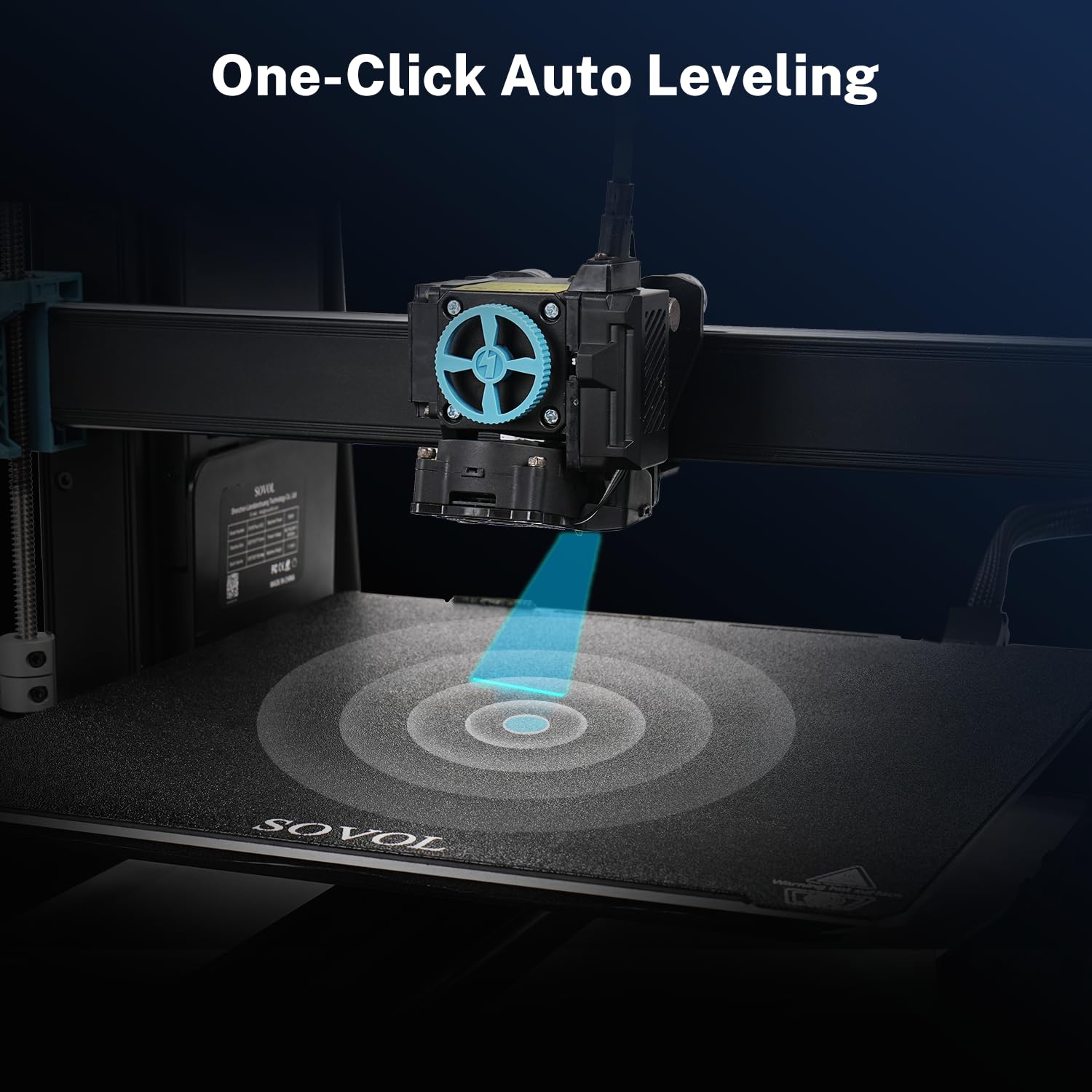 Sovol Sv06 Plus Ace 3D Printer Open Source, 500Mm/S Max High Speed 3D Printers, Fully Auto Leveling, With Camera Upgraded Struct