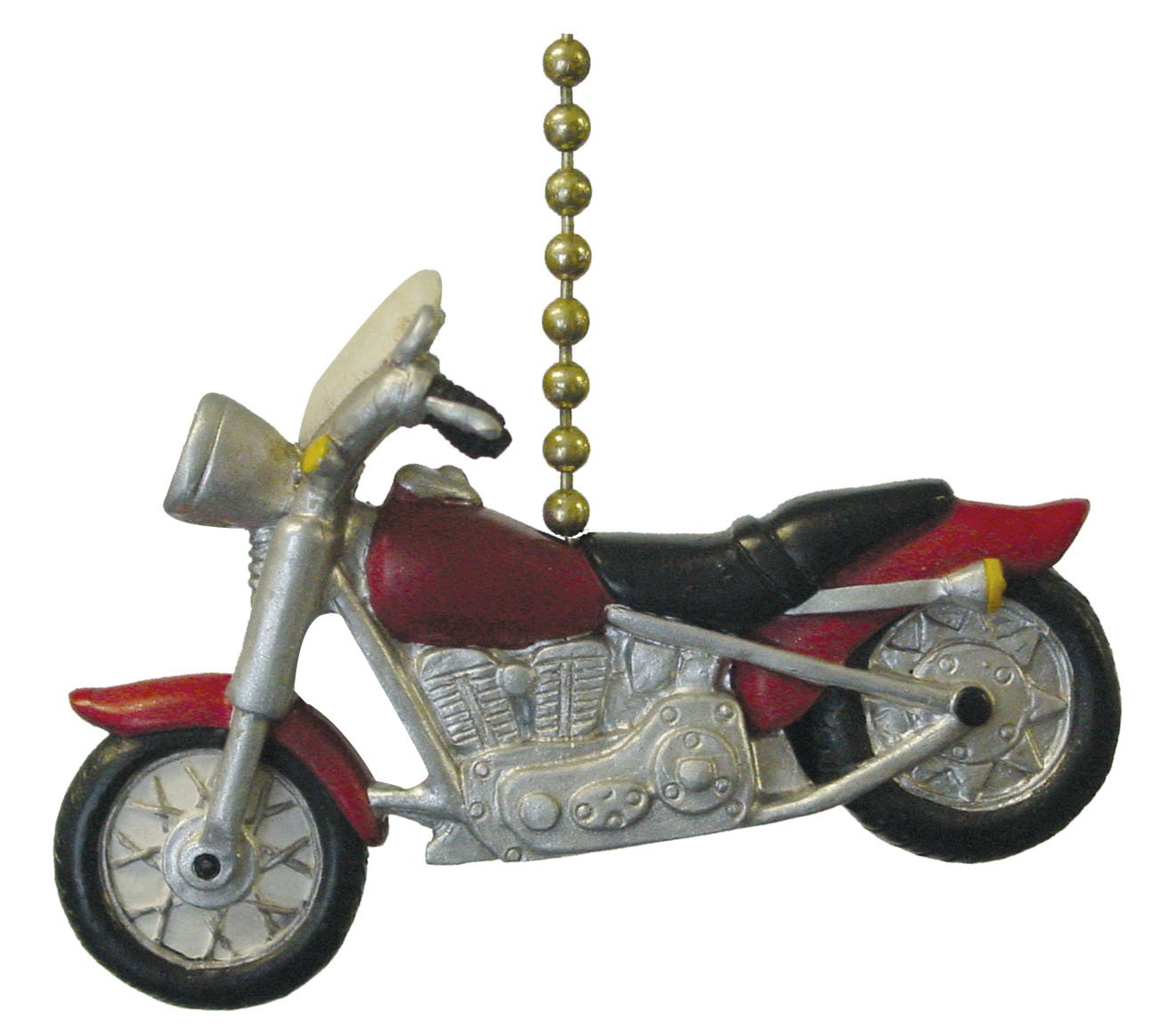 Clementine Designs Motorcycle Cycle Hog Ceiling Fan Light Pull Chain