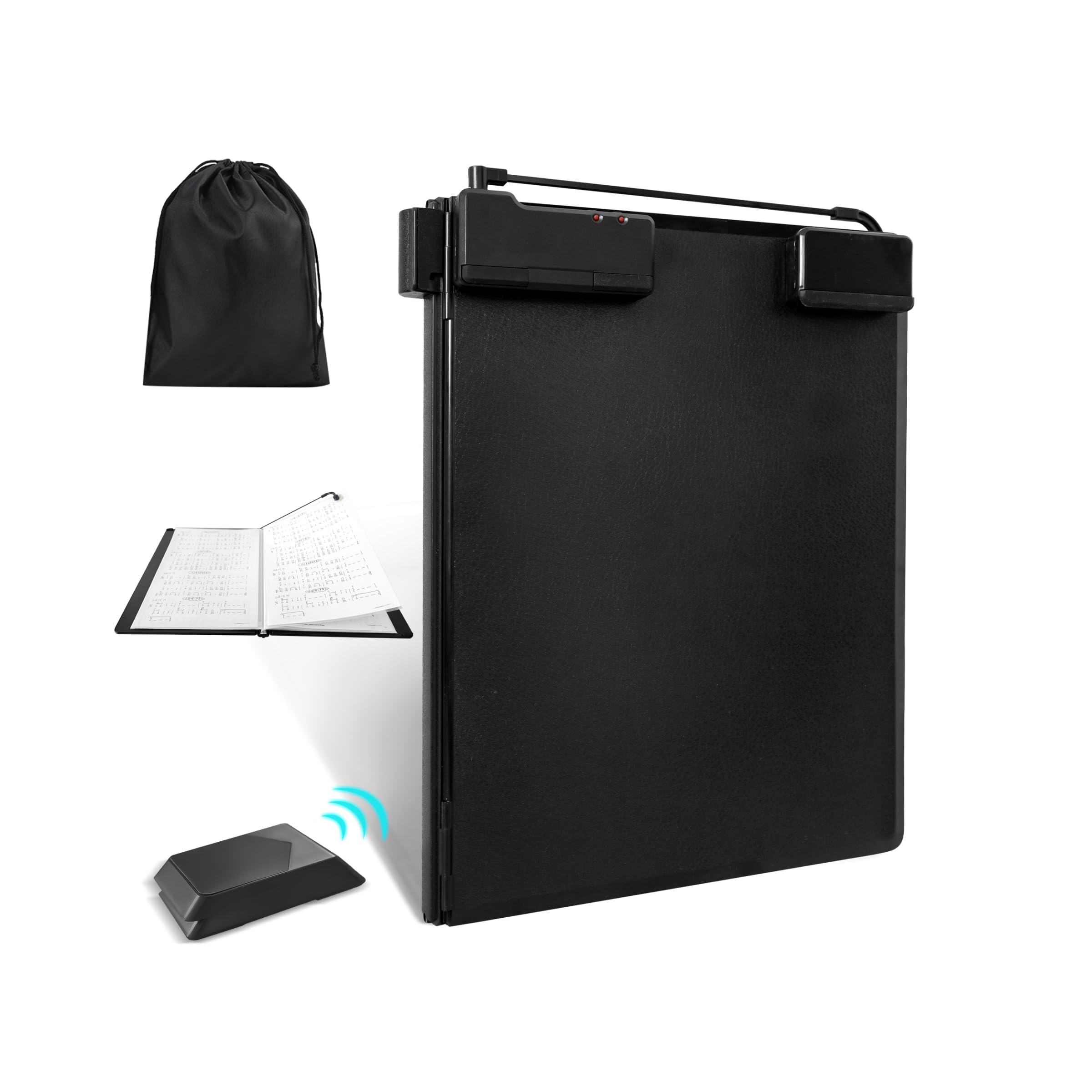 Rrange Maf20 Automatic Music Book Page Turner  Effortless HandsFree Control For Musicians, Perfect For Practice And Live Perf