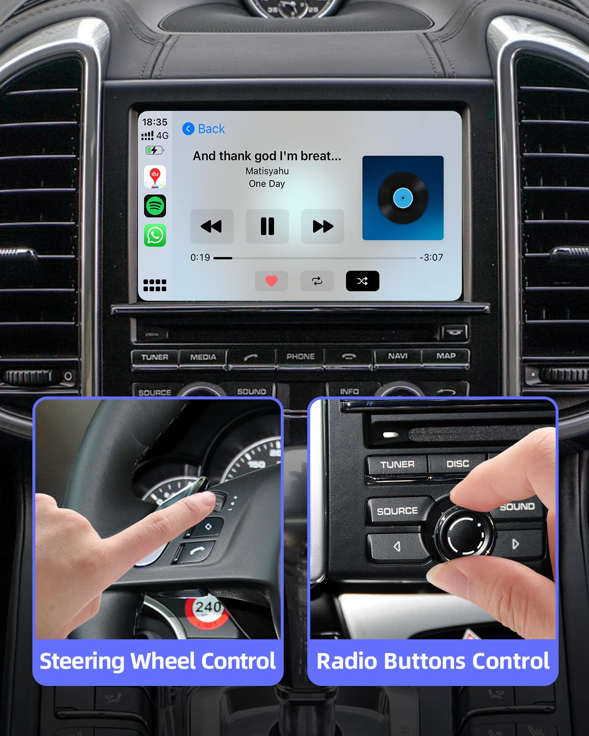 Isudar 2023 New Pcm 3.1 Wireless Carplay & Android Auto Module For Porsche Panamera Cayenne Macan Cayman Boxster 911 718 Support