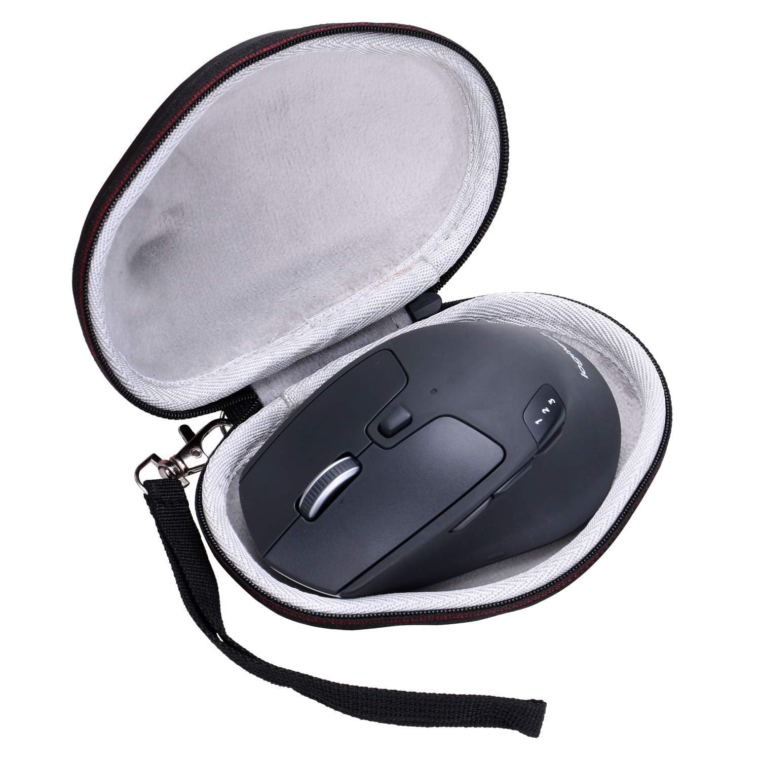 LTGEM Mouse Case Compatible with Logitech M720/M705 Multi-Device Wireless Gaming Mouse, Office Travel Carrying Storage Bag - Bla