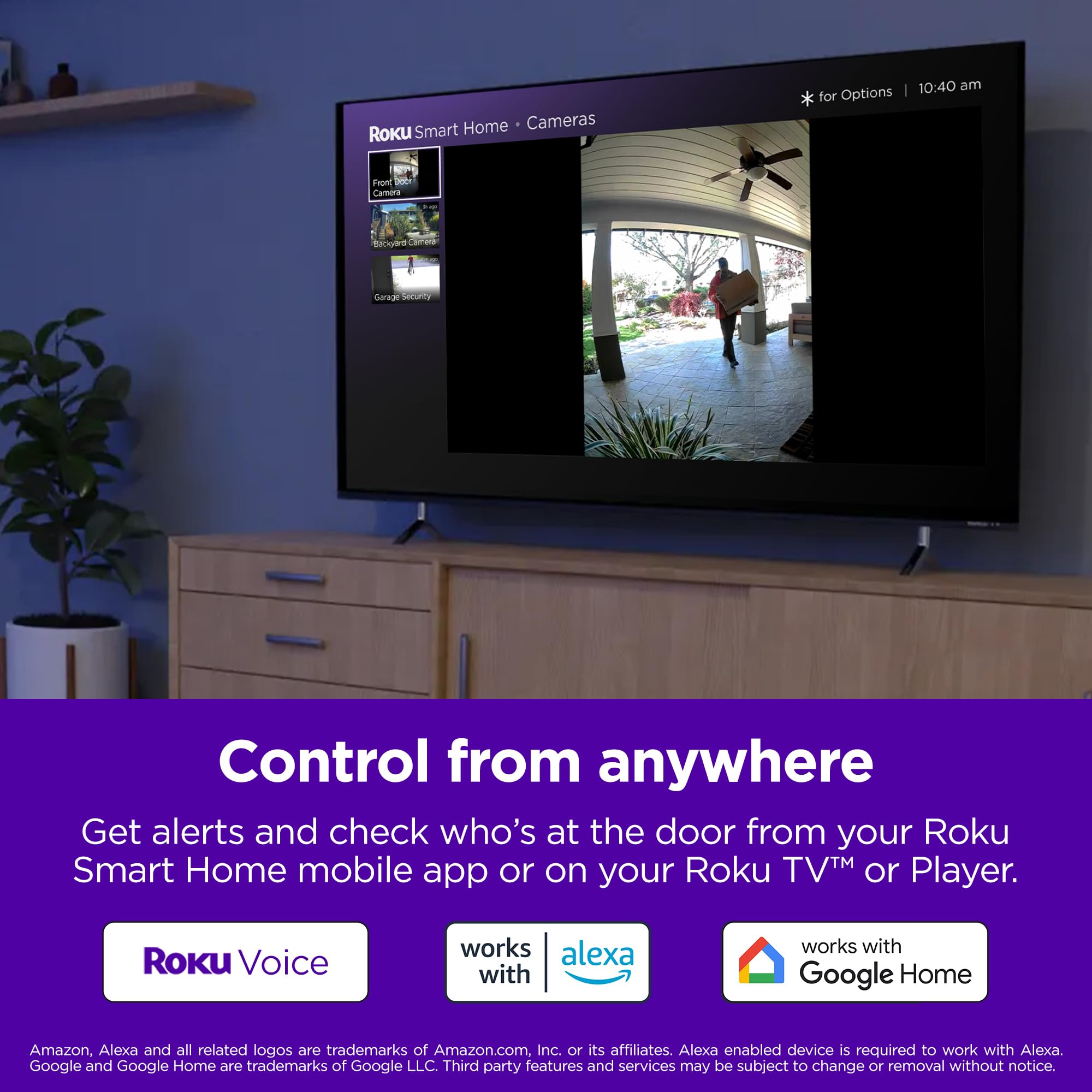 Roku Smart Home Wireless Video Doorbell & Chime   1440P Hd Night Vision Ultrawide View Doorbell Camera With Motion & Sound Detec