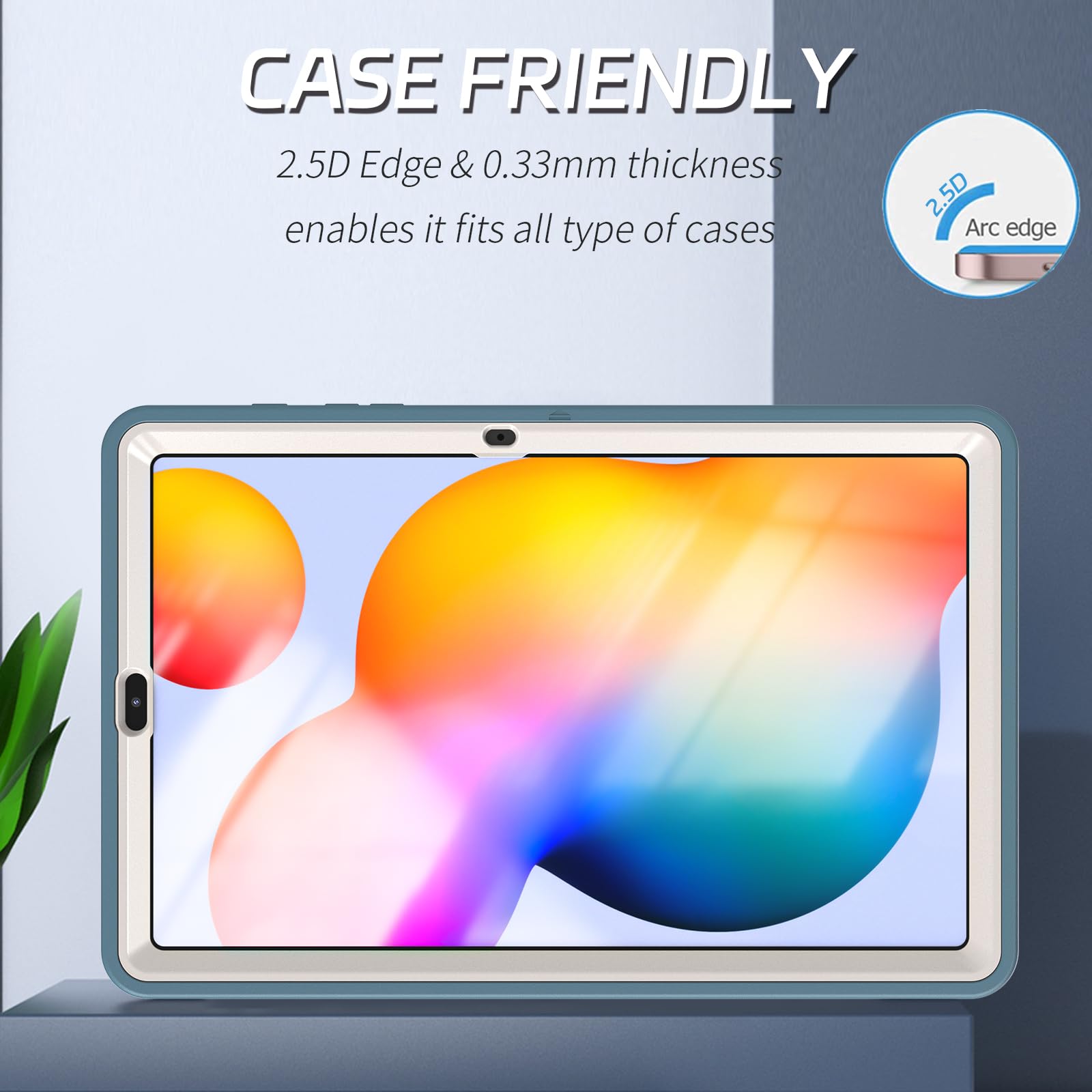 Zenrich [2Pack] Anti Blue Light Tempered Glass Screen Protector For Samsung Galaxy Tab S9 Fe Plus/Tab S9 Plus/Tab S8 Plus/Tab S7