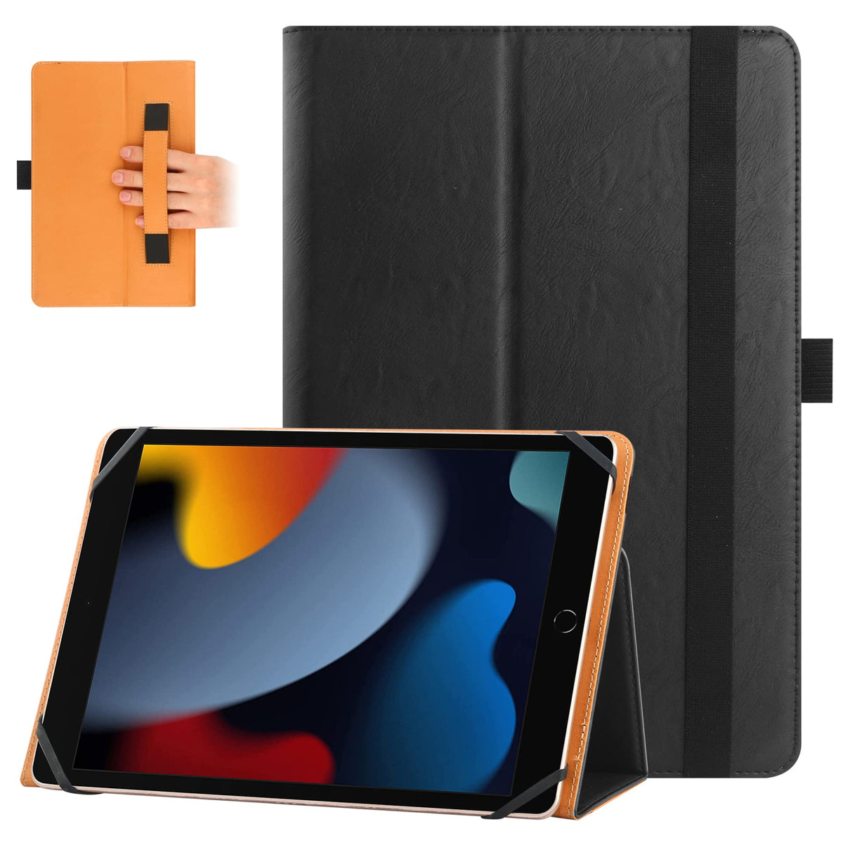 Hgwalp Universal Case For 9Inch 10Inch Touchscreen Tablet, Stand Folio Protective Cover For 10.1'' With Adjustable Fixing Silico