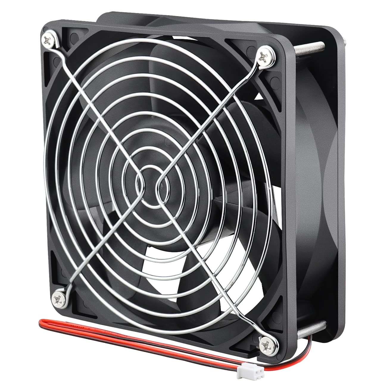 Wathai 2Pin 120Mm X 38Mm Brushless Cooling Case Fan 12V 2Pin Dc High Airflow Cooler Fan