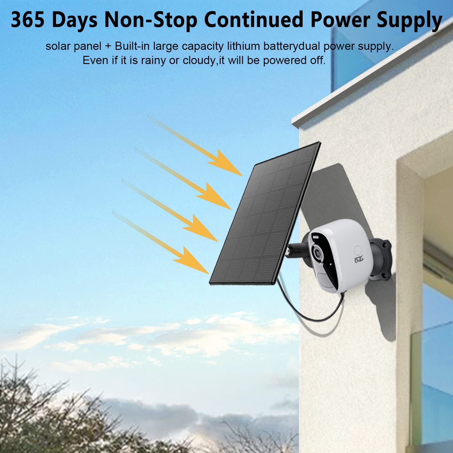 Dct Solar Camera Outdoor Magnetic: Wireless Wifi 4Mp Security Camera Battery Powered Pir/Ai Motion Detection Two Way Talk Spotli