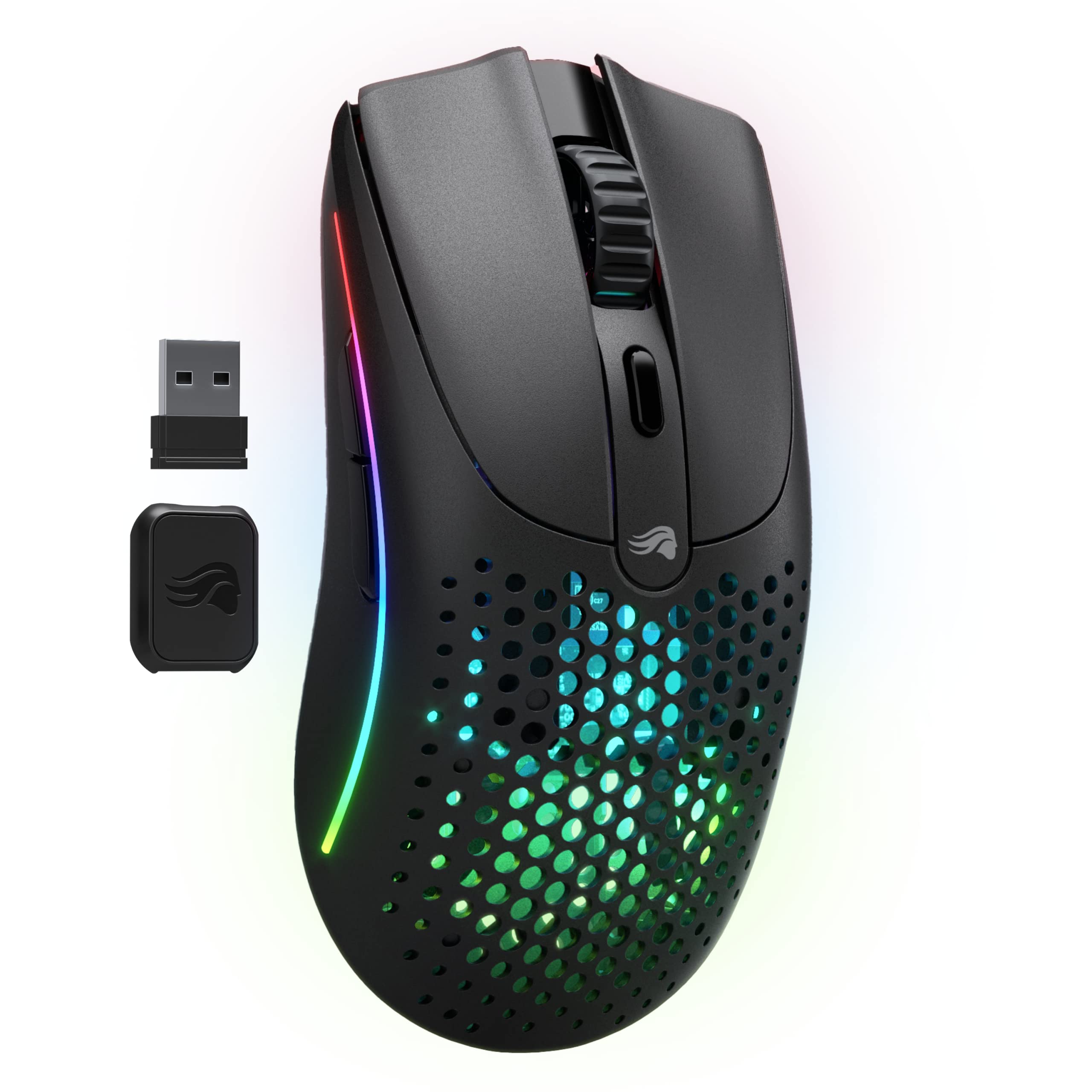 Glorious Gaming Model O 2 Wireless Gaming Mouse - Hybrid 2.4GHz & Bluetooth Wireless, 68g Superlight, Long Battery Life, 26k BAM