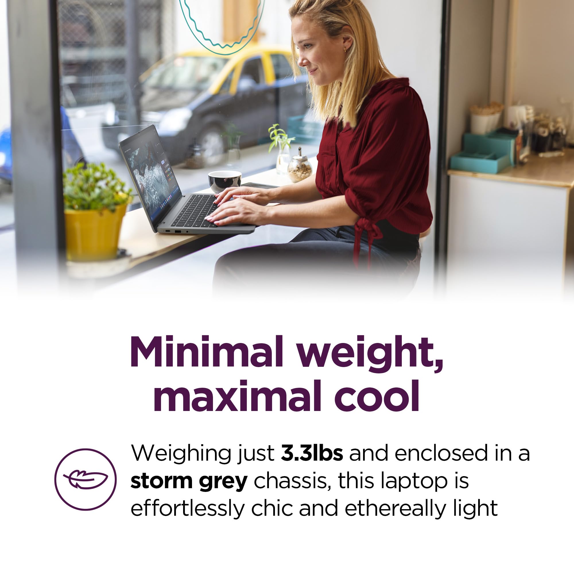 Lenovo Ideapad Slim 3I Chromebook Plus - 2024 - Lightweight Laptop - Waves Maxxaudio - 14 Fhd Display - Hd 1080P Camera - 8Gb Me