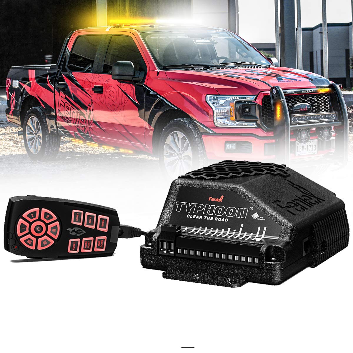 Feniex Industries C 5017   Typhoon Handheld Siren & Controller