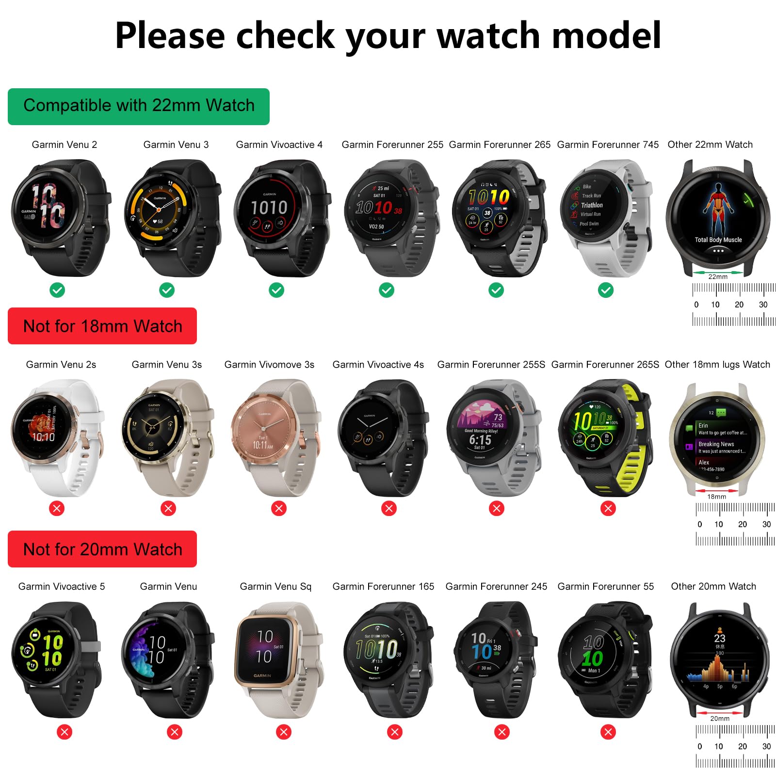 Strisinho Floral Engraved Bands Compatible With Garmin Vivoactive 4 / Venu 3 / Venu 2 45Mm, 22Mm Soft Silicone Flower Pattern Sp