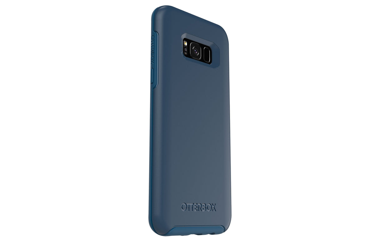Otterbox Symmetry Series For Samsung Galaxy S8+   Retail Packaging   Bespoke Way (Blazer Blue/Stormy Seas Blue)