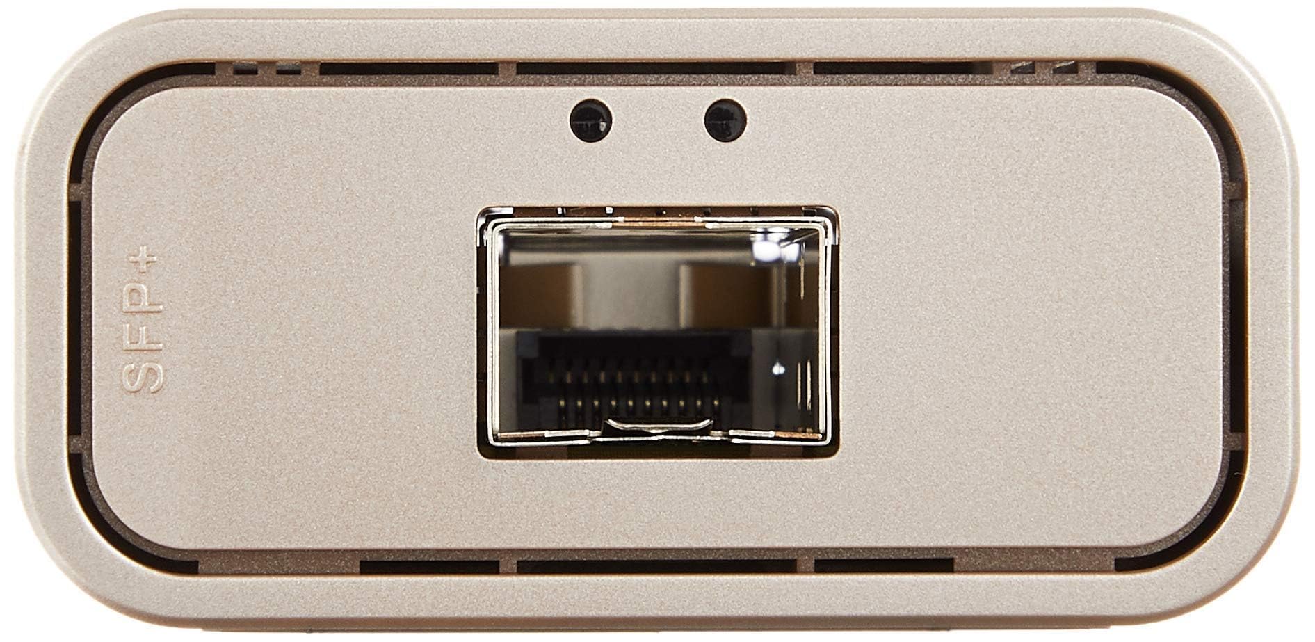 QNAP Thunderbolt 3 to 10GbE SFP+ Adapter, Bus Powered, 1.08 x 2.20 x 4.41 in