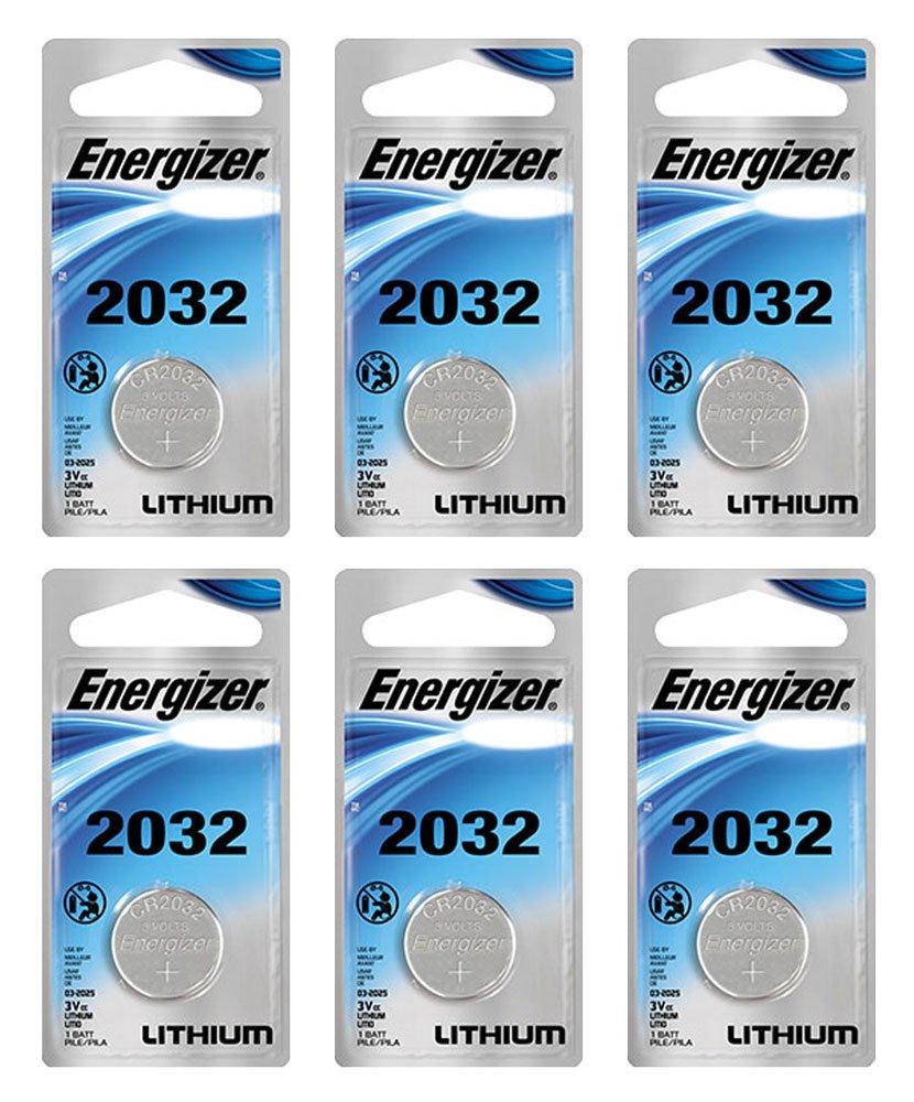 6X Energizer Cr2032 Batteries 3V Lithium Carded Coin Button Battery Fresh