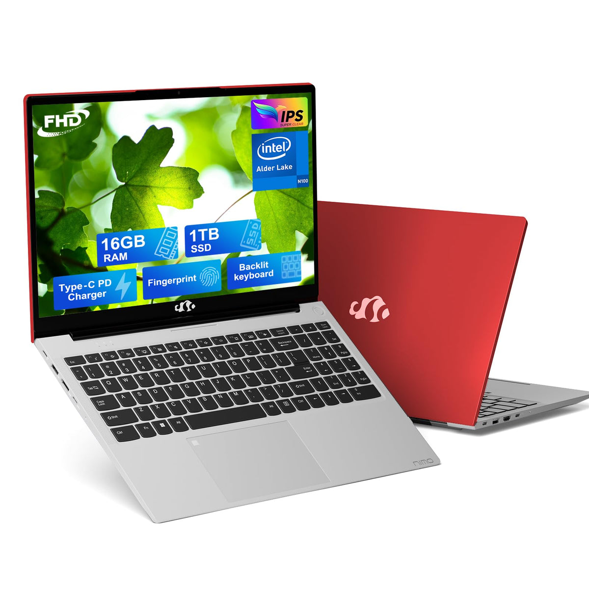 15.6'' Ips Laptop, 16Gb Ram 1Tb Ssd, Intel 12Th Gen N100 Cpu(Beat To I3 1115G4, Up To 3.4Ghz), Backlit Keyboard, Fingerprint, 65