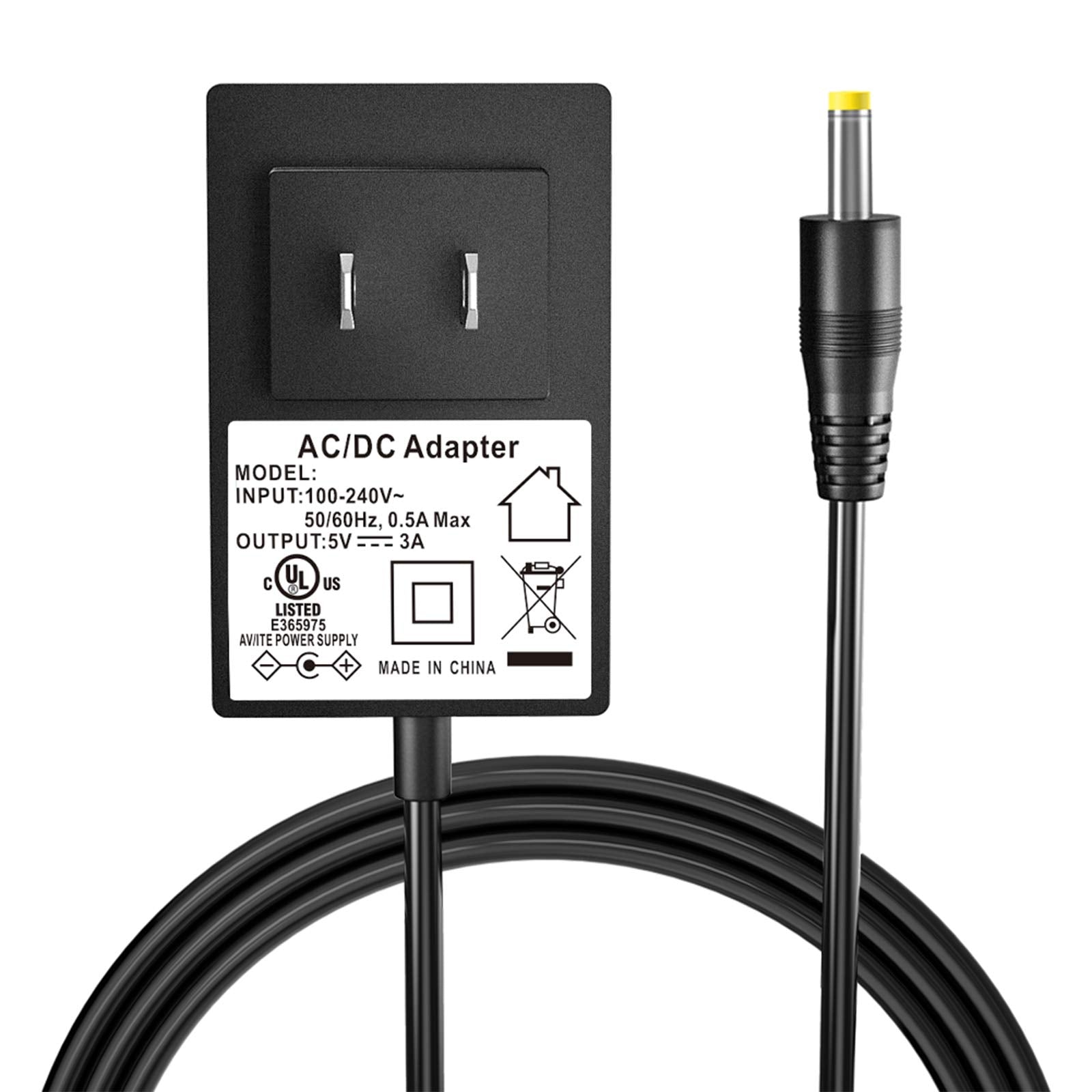 SoulBay 5V 3A Charger for Sony SRSXB30 SRSXB41 Speaker