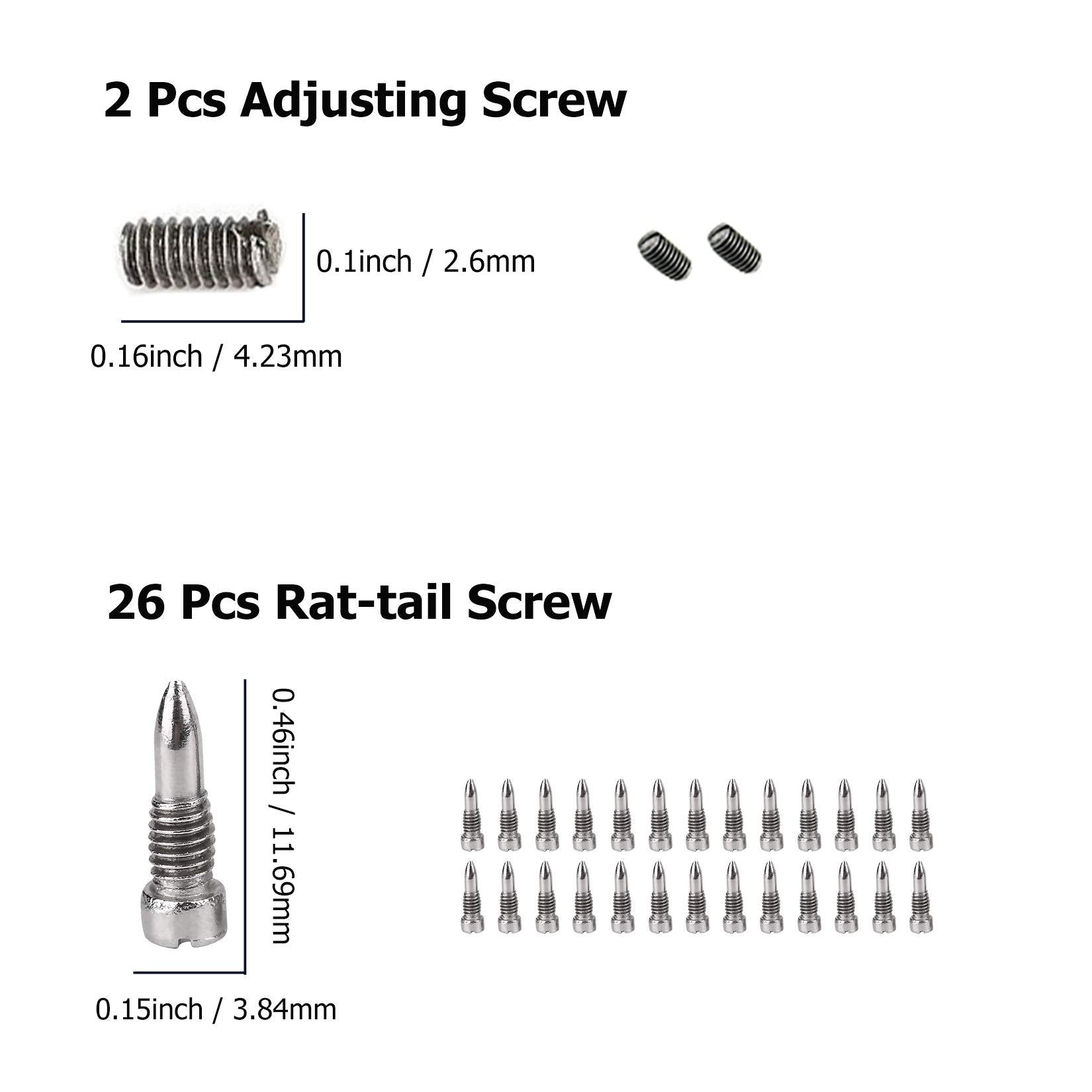 GU GU Alto Sax Repair Parts Set - Type A Screws & Springs for Alto Saxophone Maintenance
