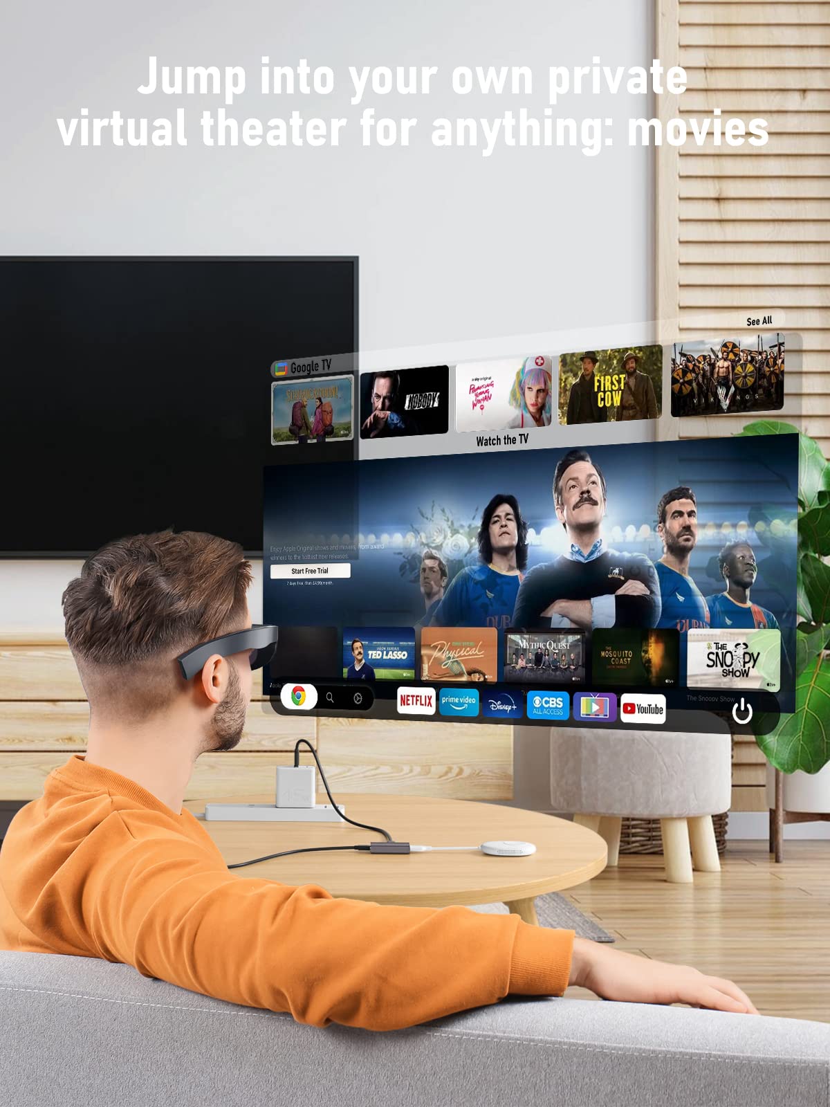 Lemorele Hdmi To Usb C Adapter 4K@60Hz, Hdmi To Type C Adapter, Compatible With Rayneo, Xreal Air, Rokid Air, Thunderbird Ar, Gr