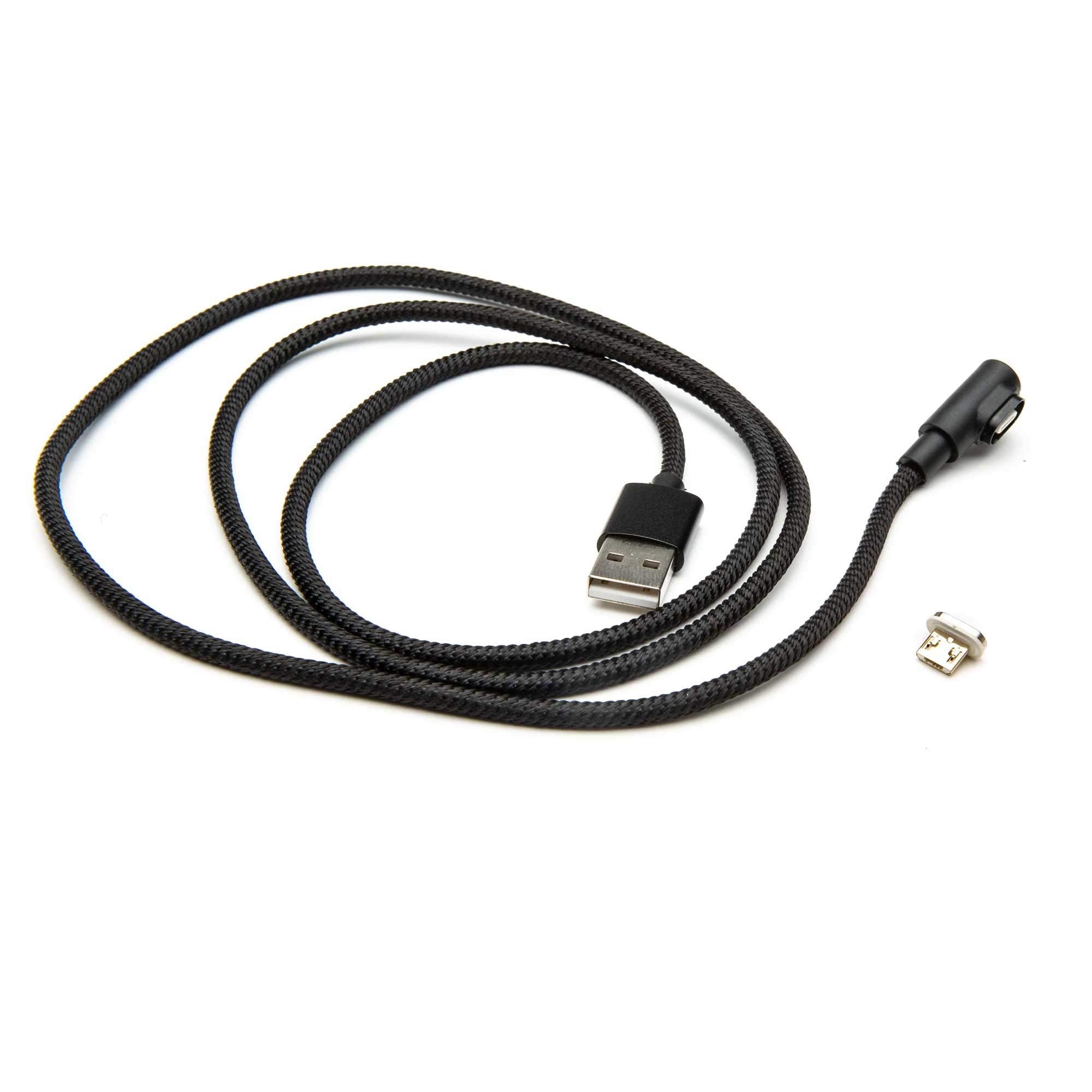 Spektrum Magnet Micro Usb Charge Data Cable & Adapter: Ix12, Ix20, Spma3067, Black