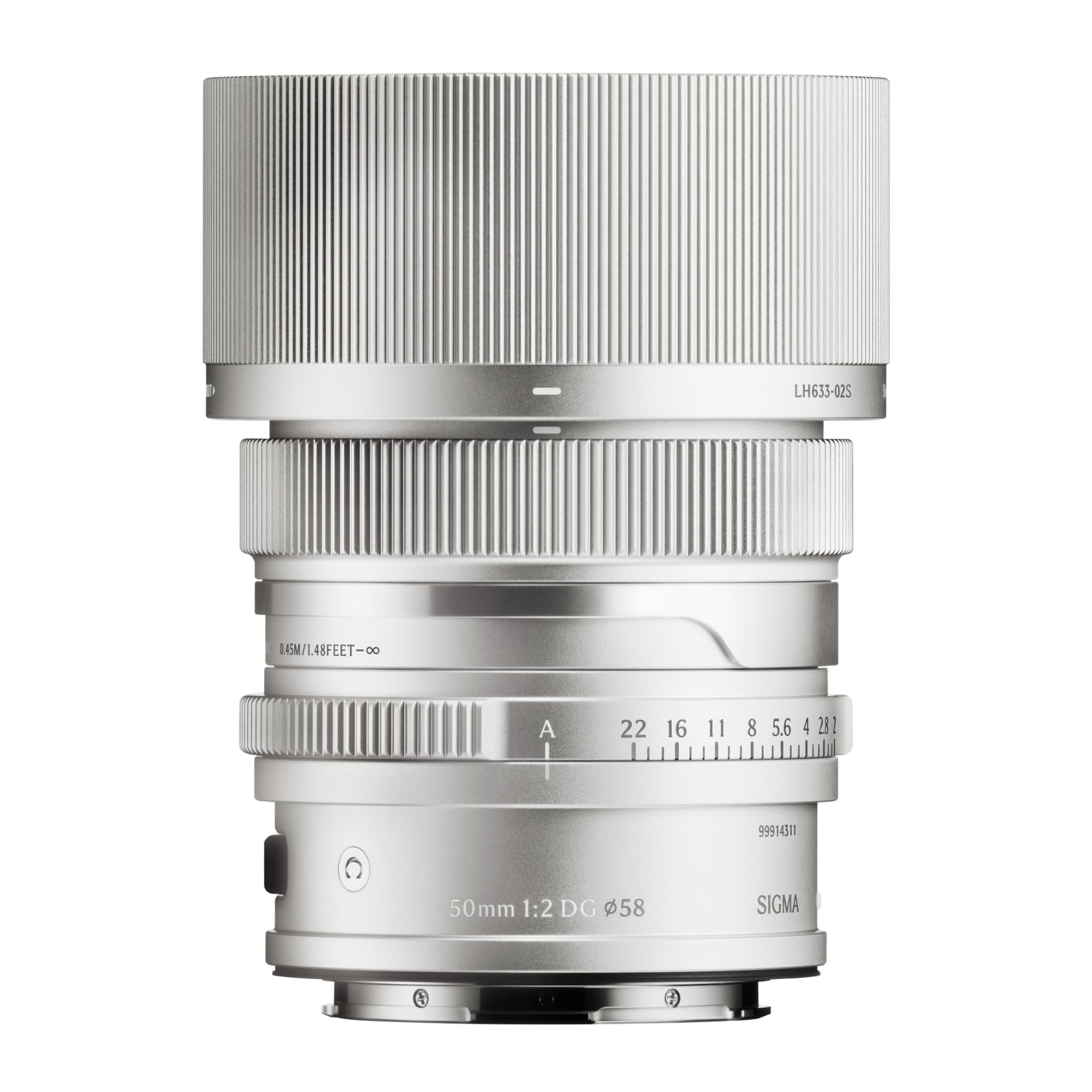 Sigma 50mm F2 DG (Silver) | Contemporary for L Mount