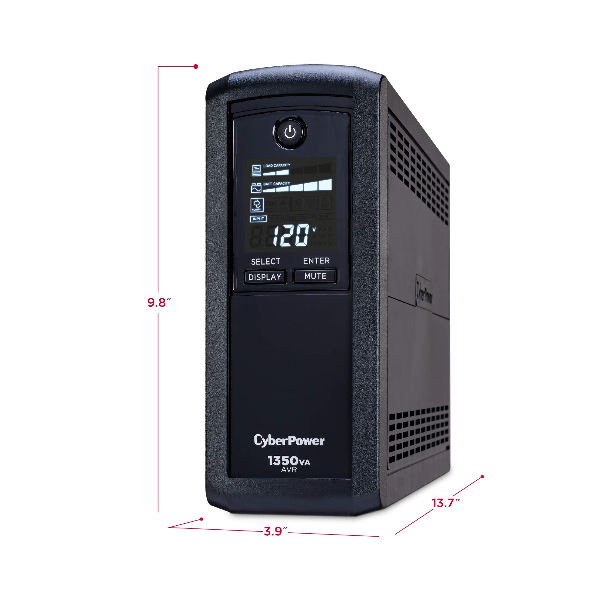 Cyberpower Cp1350Avrlcd Intelligent Lcd Ups System, Discontinued * See New Updated Model Cp1350Avrlcd3 *