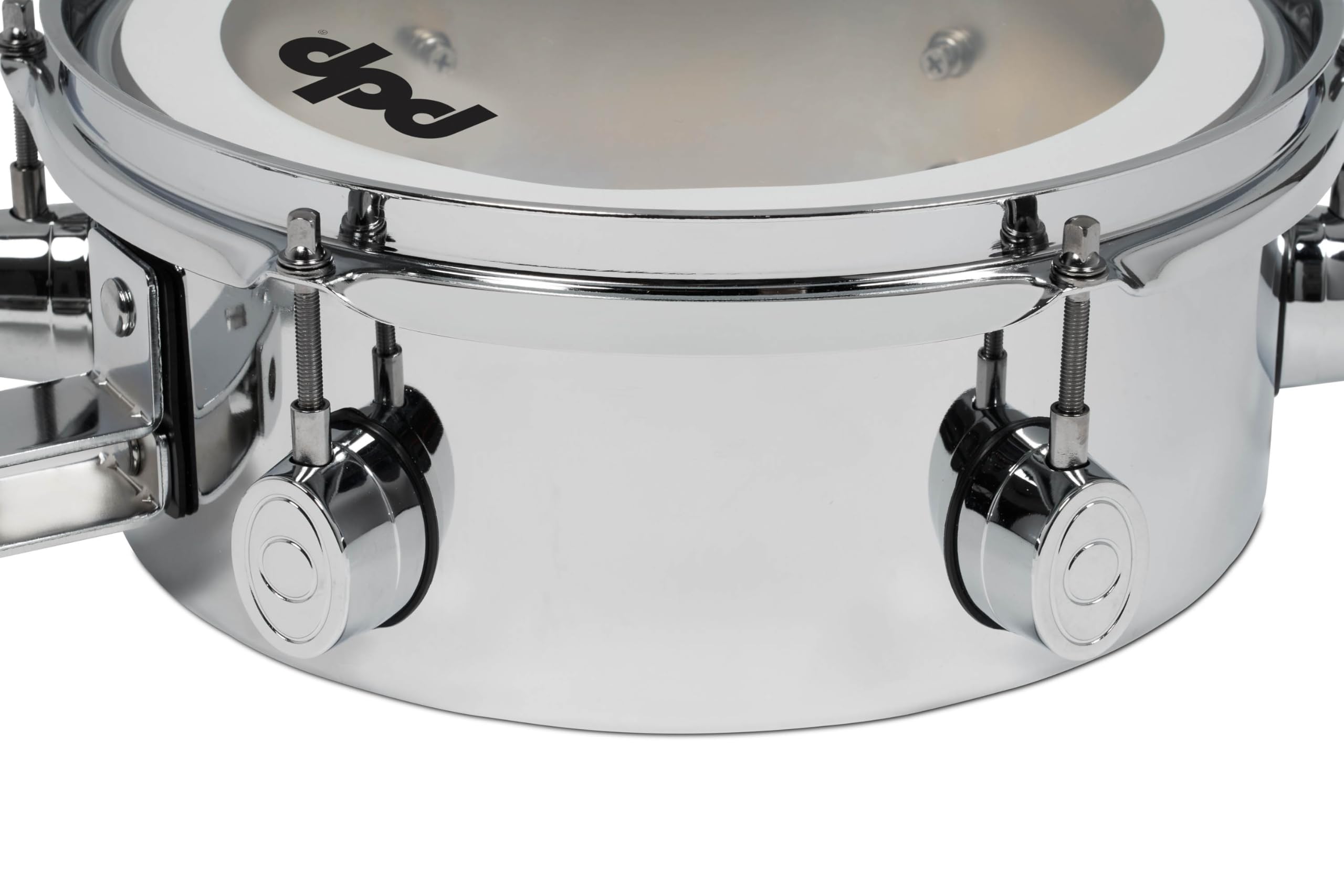 Pacific Drums By Dw Mini Timbale, Chrome Plated Steel, 4X8