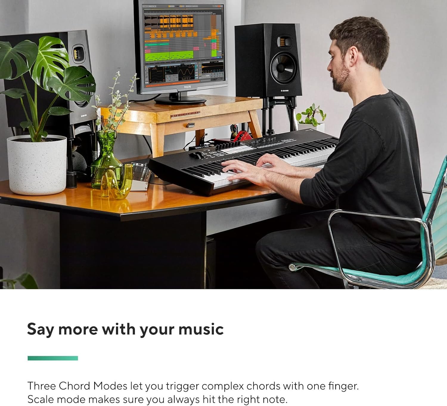 Novation Launchkey 88 [Mk3]   Premium 88 Note Midi Keyboard For Expressive Music Creation