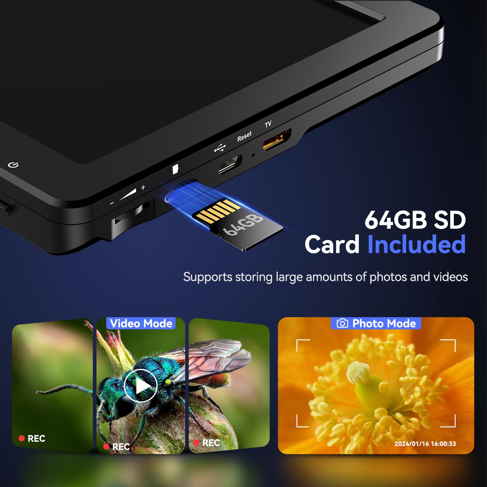 Tomlov Dm9 Max 10.1'' Hd Ips Hdmi Digital Microscope 1500X, 20Mp Coin Microscope Magnifier For Error Coins With Screen, Lcd Sold