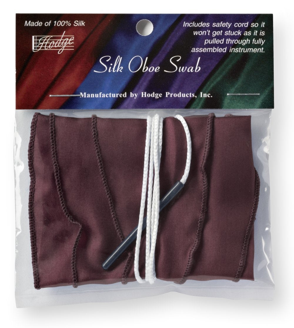 Hodge Silk Oboe Swab - Burgundy