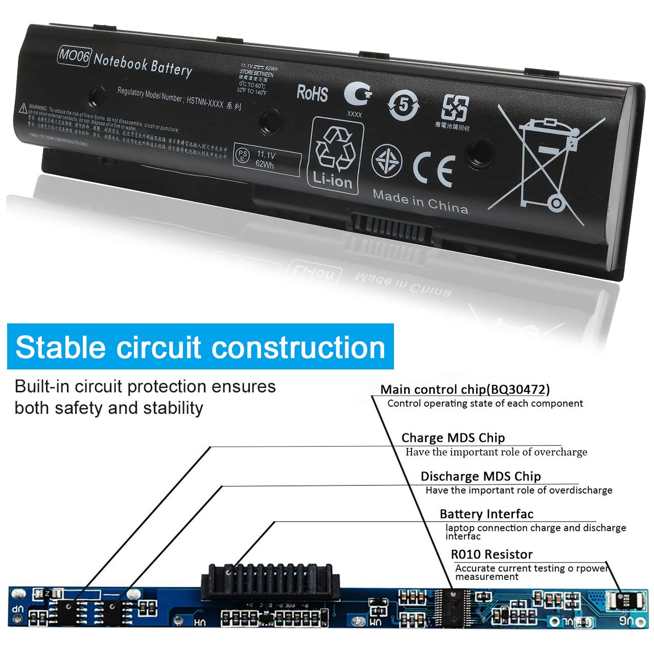 Tinkon Mo06 Mo09 671731 001 Laptop Battery For Hp Envy M6 1045Dx M6 1105Dx M6 1035Dx M6 1125Dx Pavilion Dv4 5000 Dv6 7000 Dv6 70