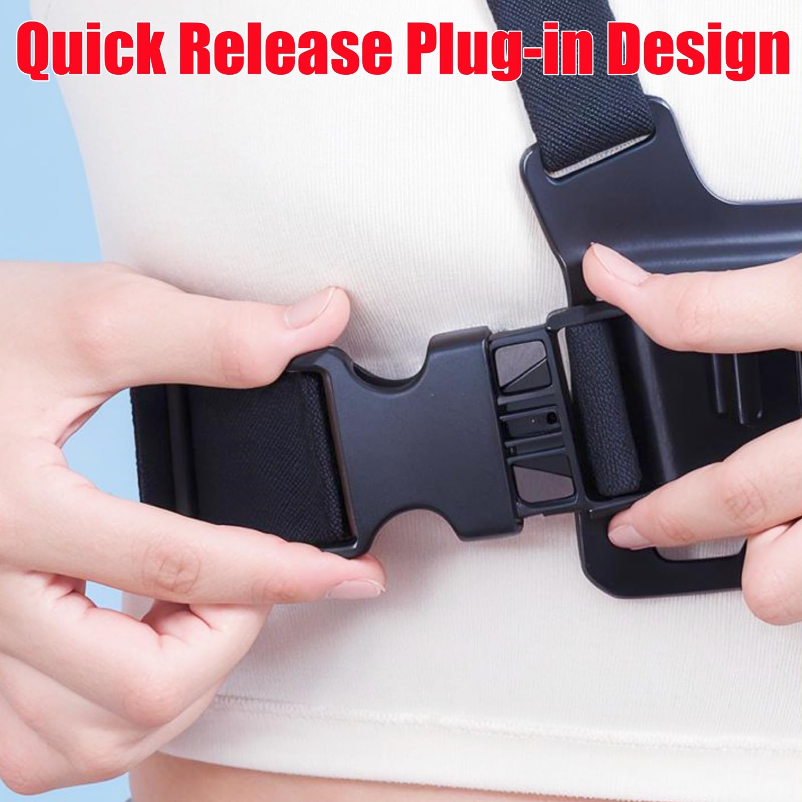 Mobile Phone Chest Mount Harness Strap Holder Cell Phone Clip For Recording Vlog/Pov, Universal Accessories Kit For Most Action