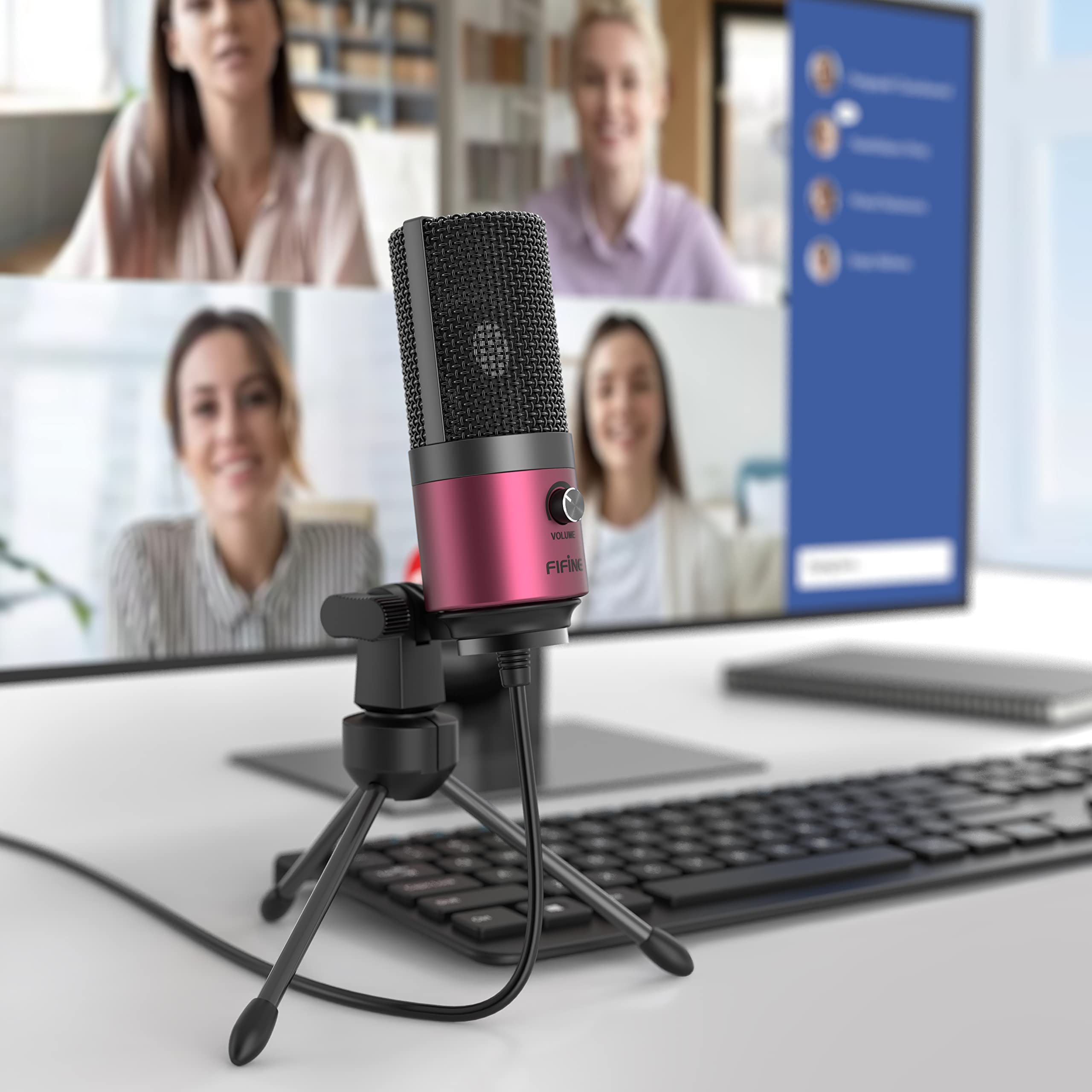 Fifine Usb Podcast Condenser Microphone Recording On Laptop, No Need Sound Card Interface And Phantom Power K669