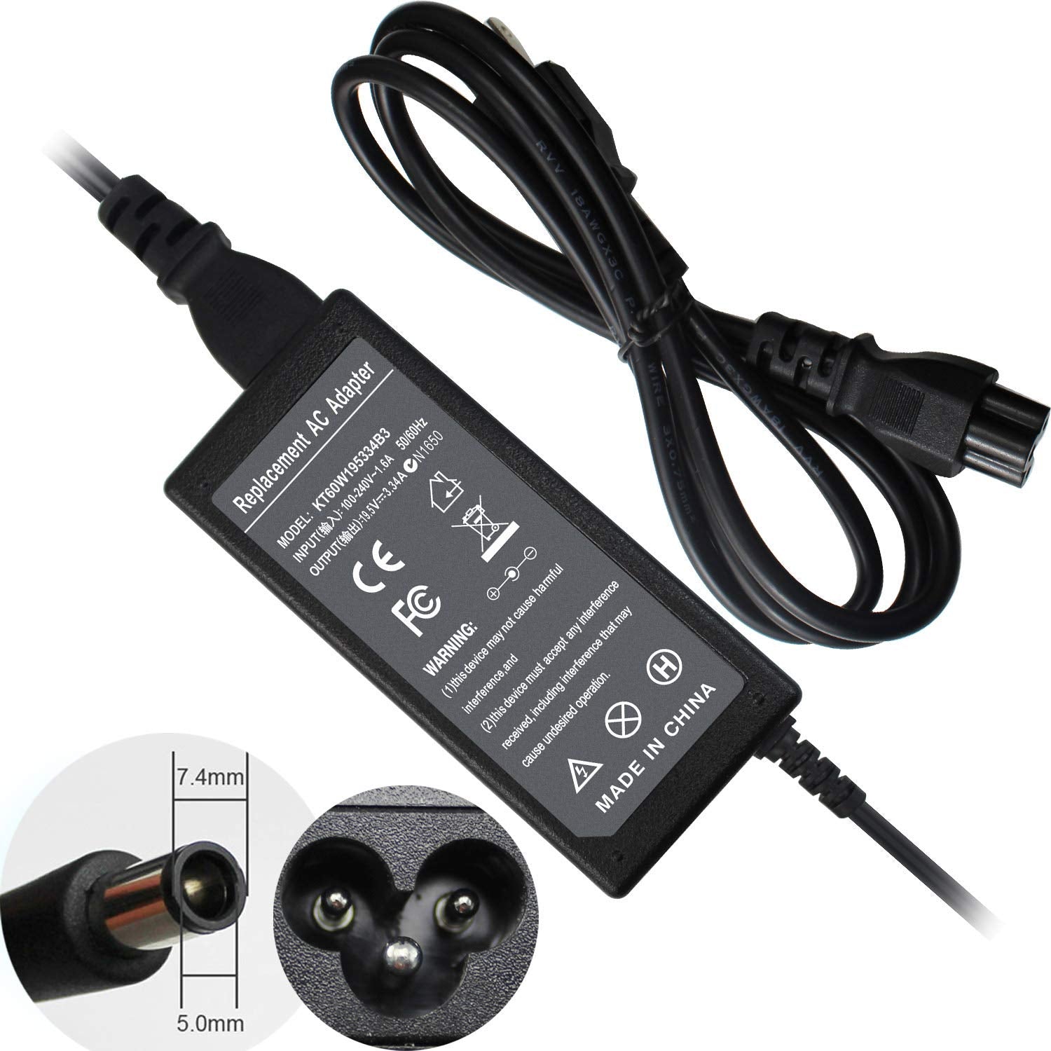La65Ns2-01 Docking Station Ac Adapter Charger For Dell Chromebook 3120 3180 3189 P22T P26T Latitude E7240 E7270 E7280 E7440 E745
