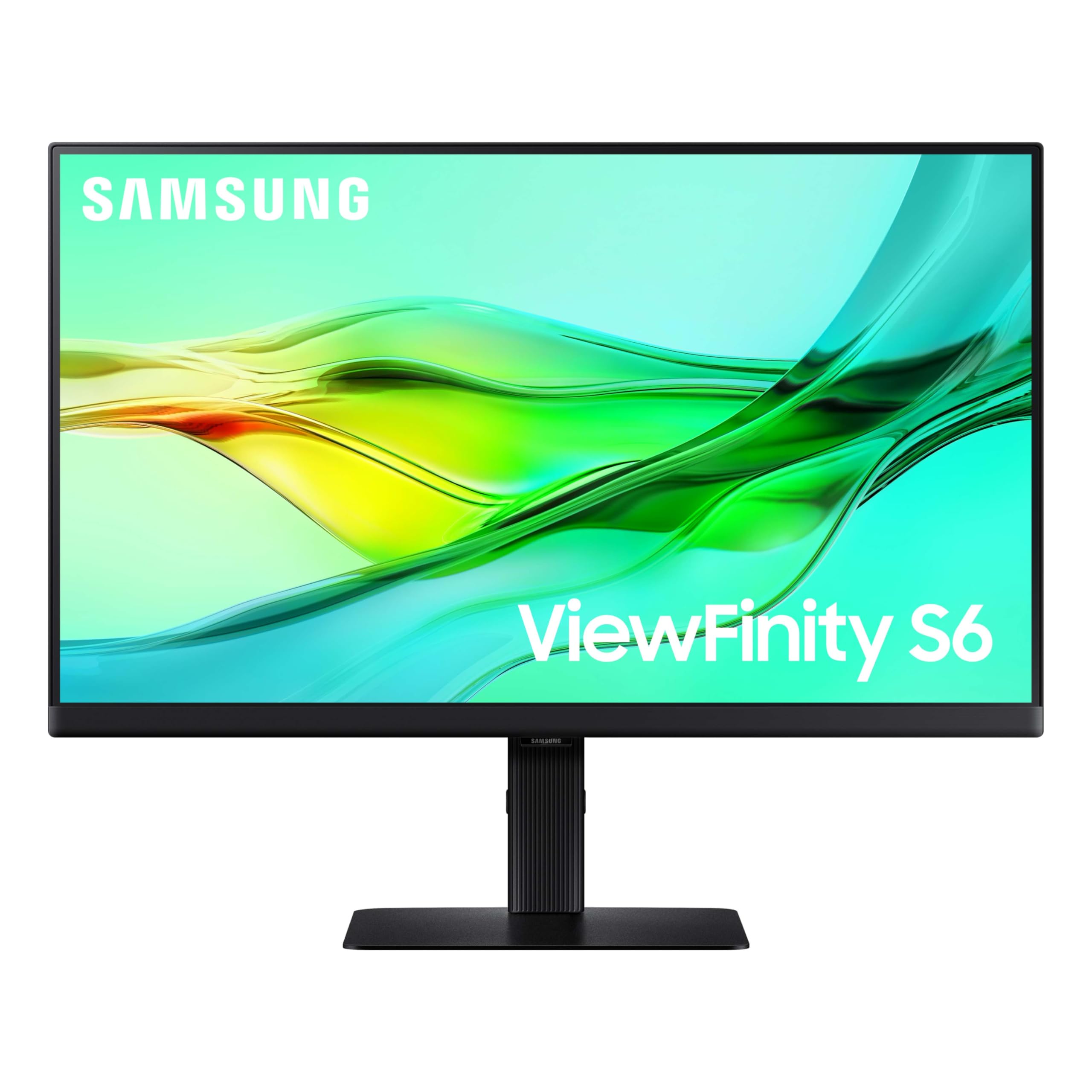 SAMSUNG 24 ViewFinity S6 (S60UD) Series QHD High Resolution Computer Monitor, 100Hz, HDR10, USB-C, Built-In LAN Port, Daisy Chai
