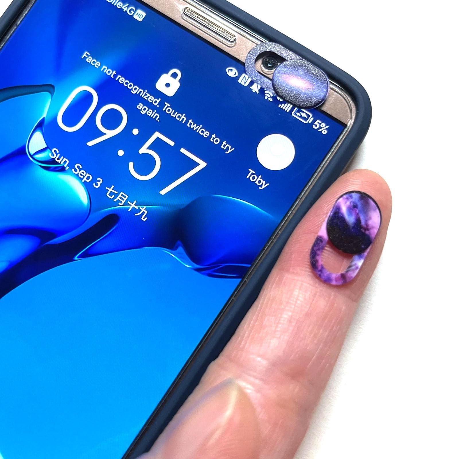 Cuxnoo Webcam Cover Slide 8 Packs - Ultra Thin Privacy Protector for MacBook Pro, iMac, iPad Pro, Colorful Space Design