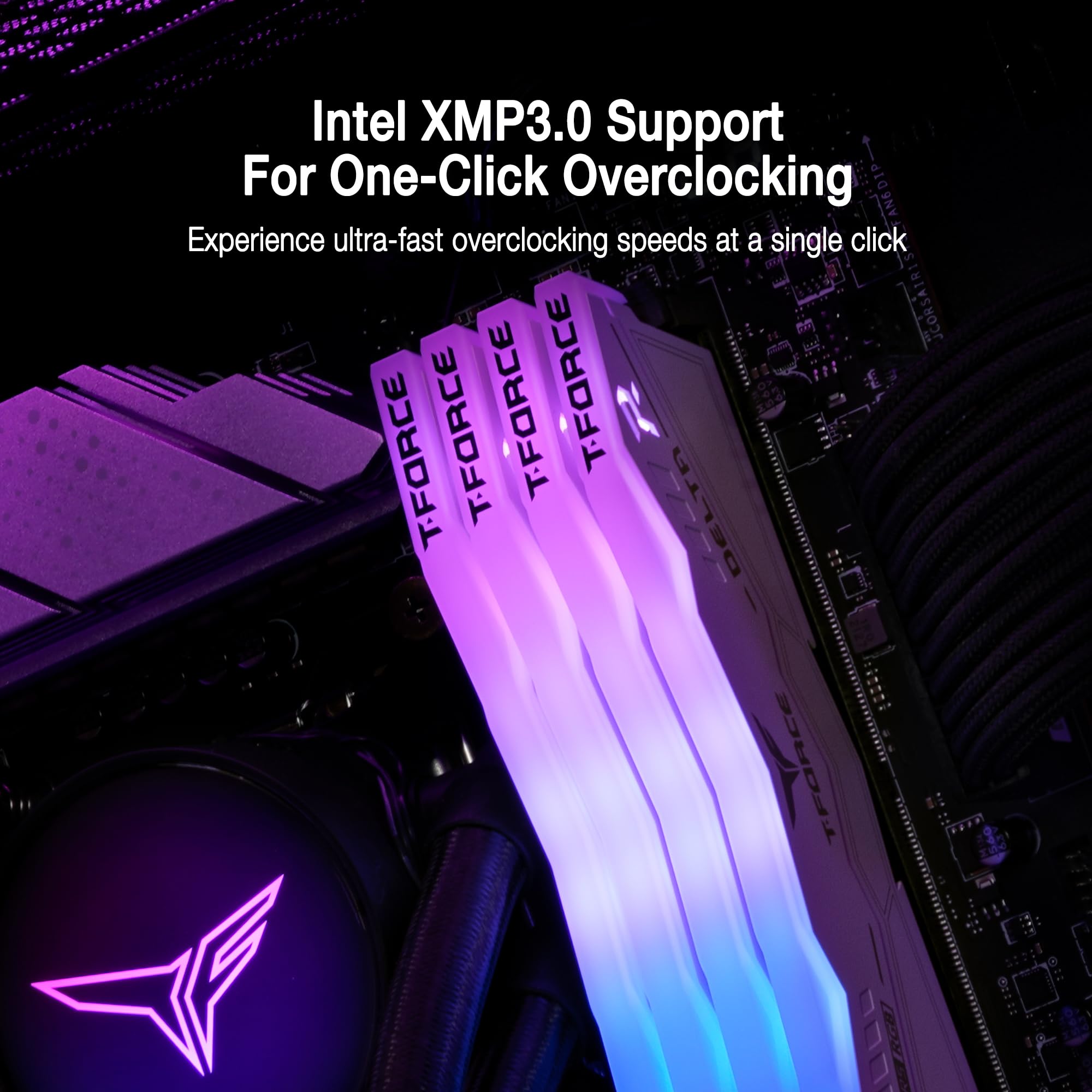 Teamgroup T-Force Delta Rgb Ddr5 Ram 32Gb (2X16Gb) 6000Mhz Pc5-48000 Cl38 Intel Xmp 3.0 & Amd Expo Compatible Desktop Memory Mod